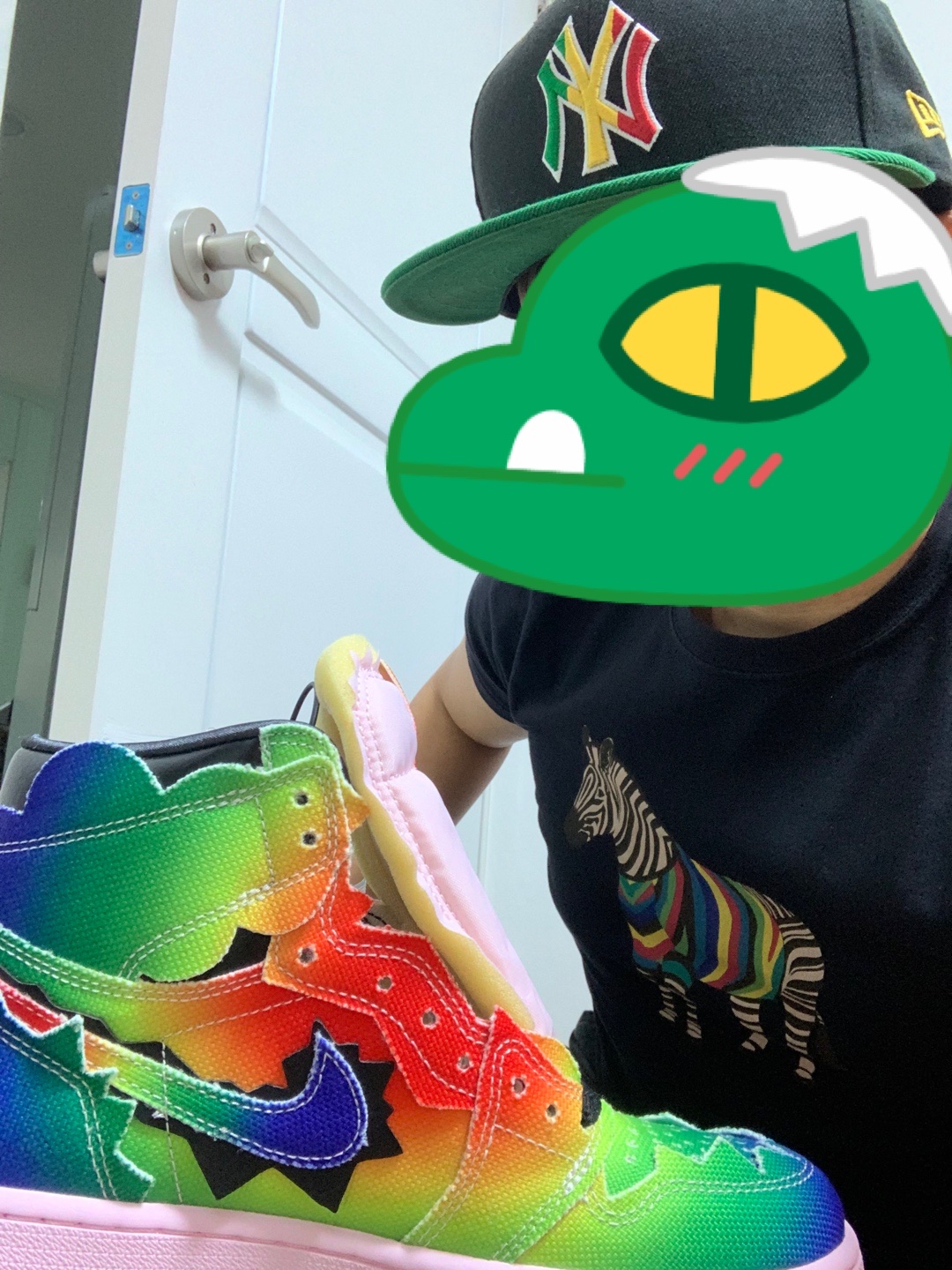Jordan 1 x J Balvin Retro High OG 착용 스타일