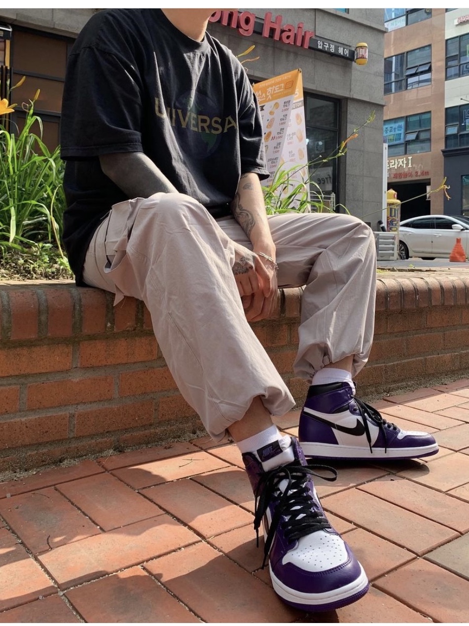 Jordan 1 Retro High OG Court Purple 2020 착용 스타일