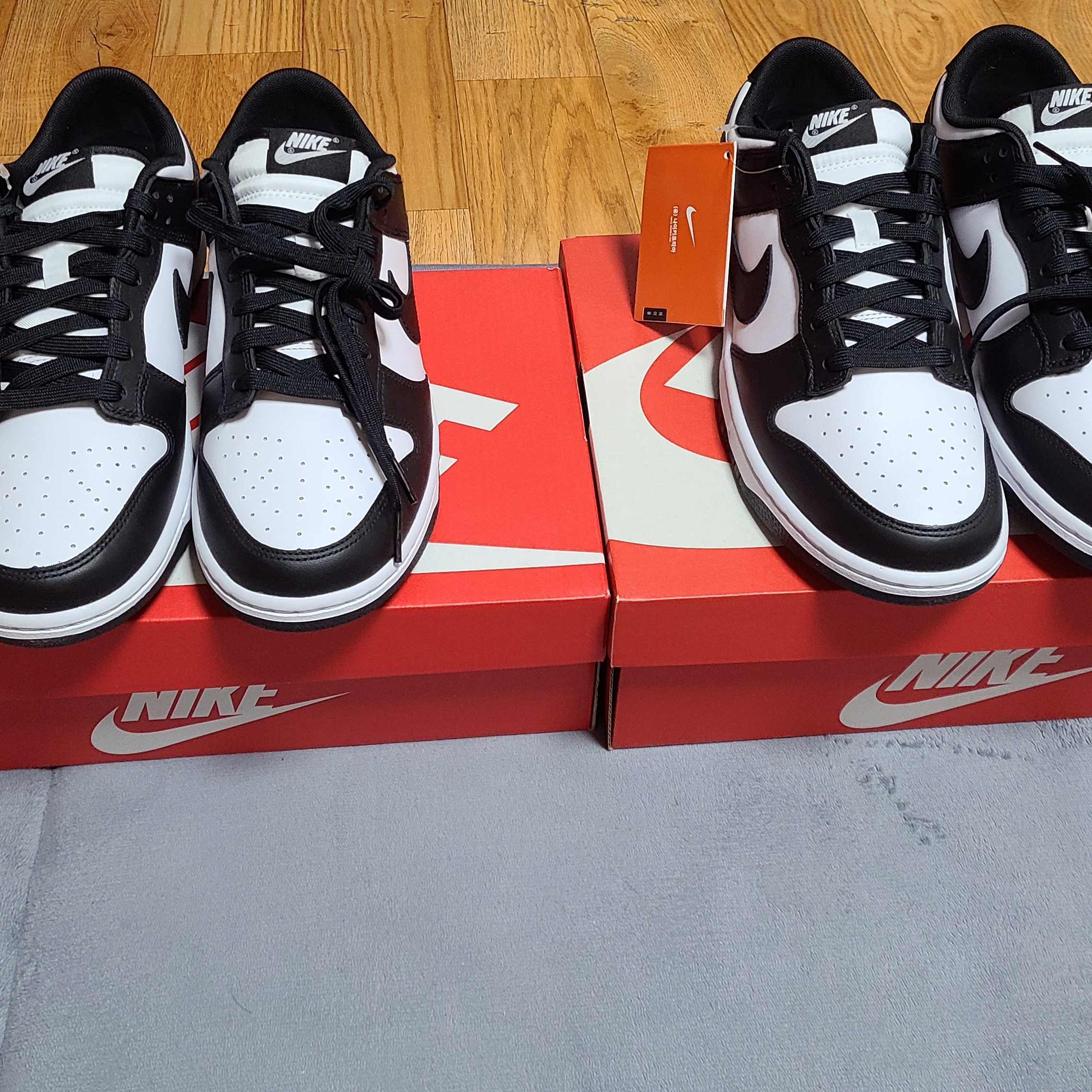 Nike Dunk Low Retro Black 착용 스타일 - 1