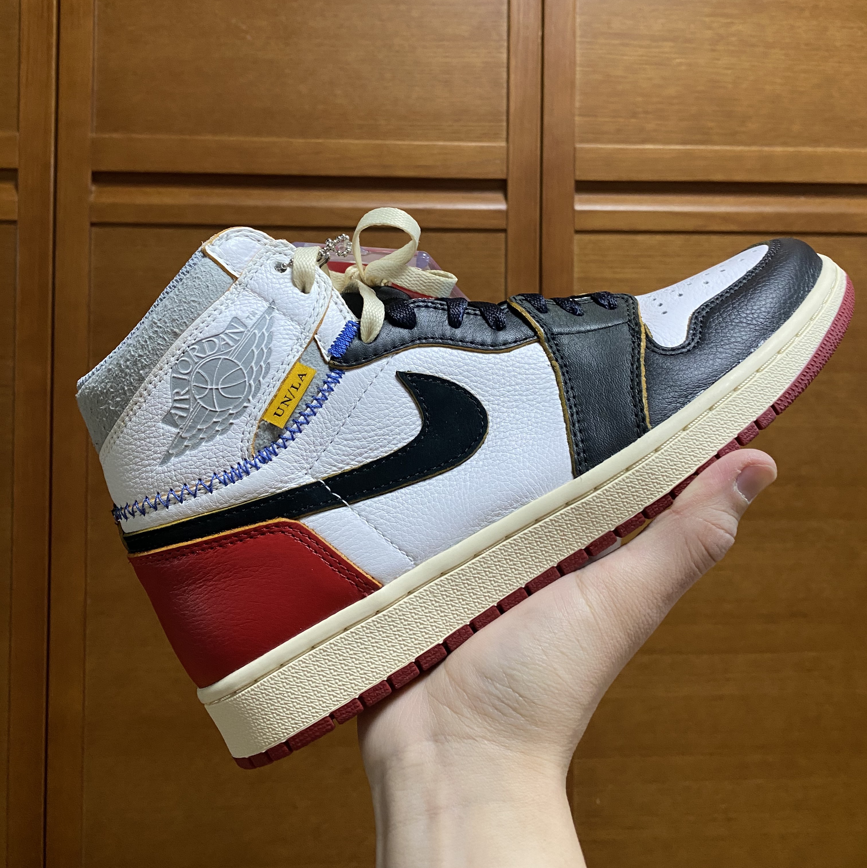 Jordan 1 x Union Retro High Black Toe 착용 스타일 - 1
