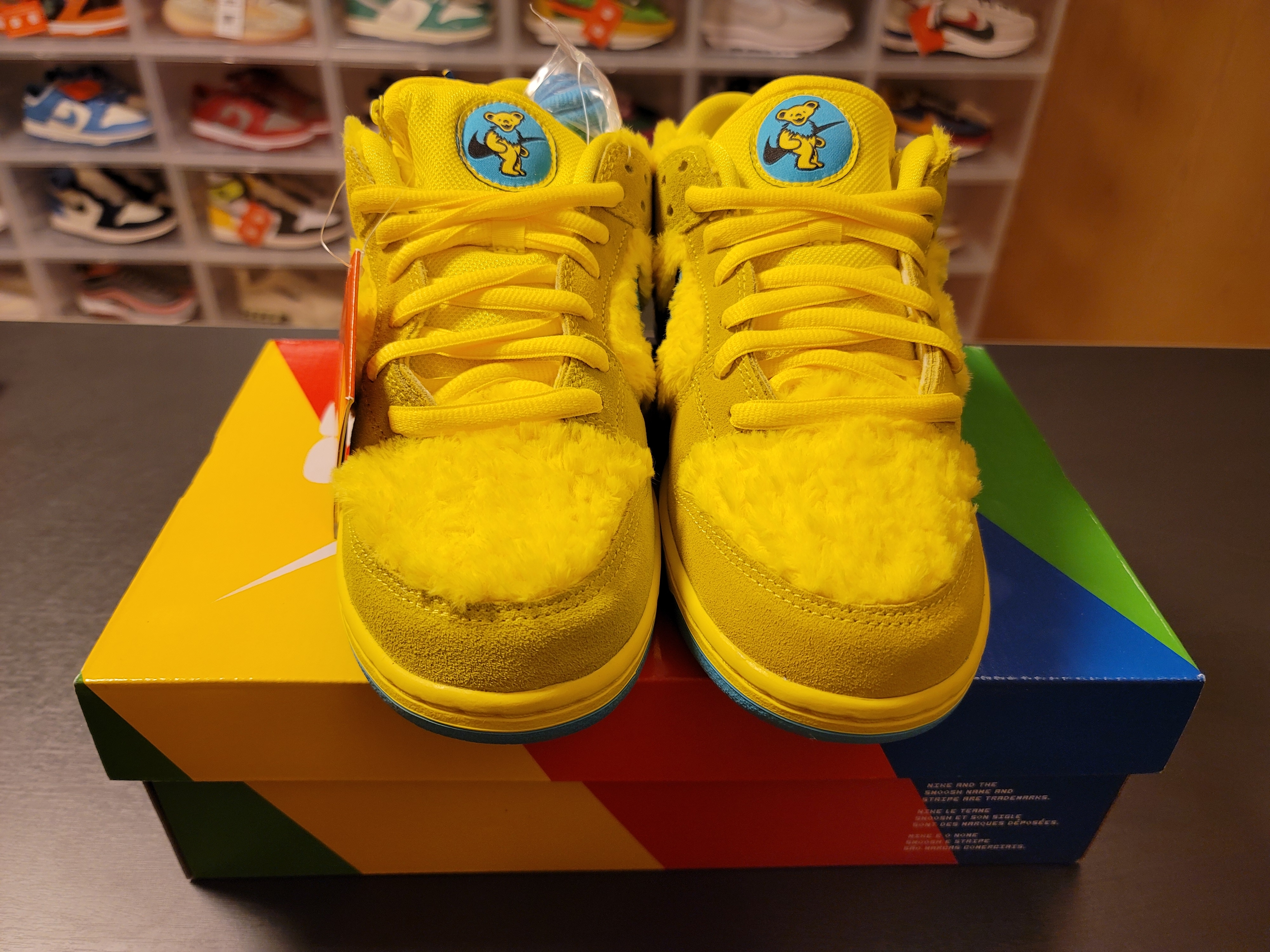 Nike x Grateful Dead SB Dunk Low Yellow Bear 착용 스타일 - 1