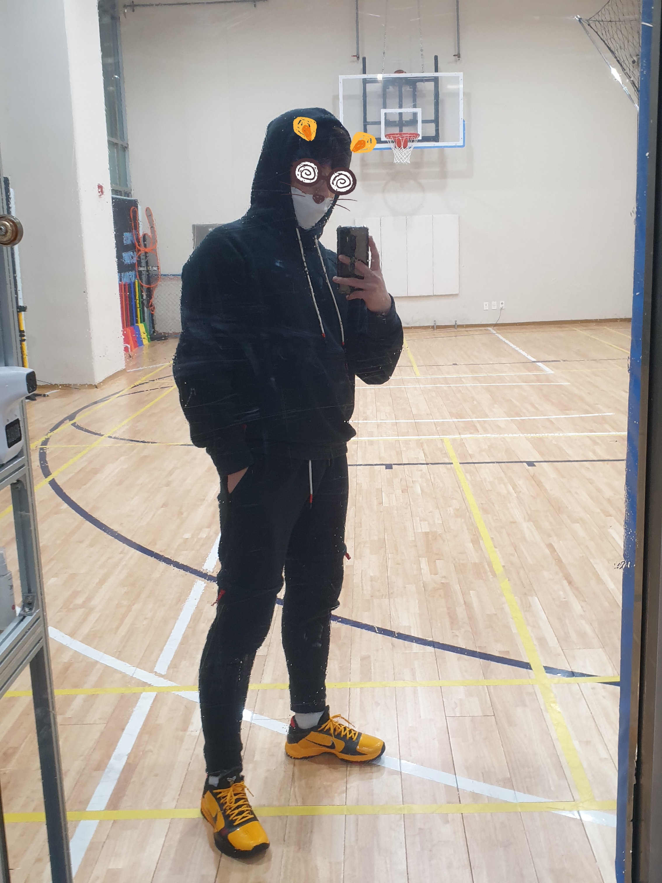 Nike Kobe 5 Protro Bruce Lee 착용 스타일