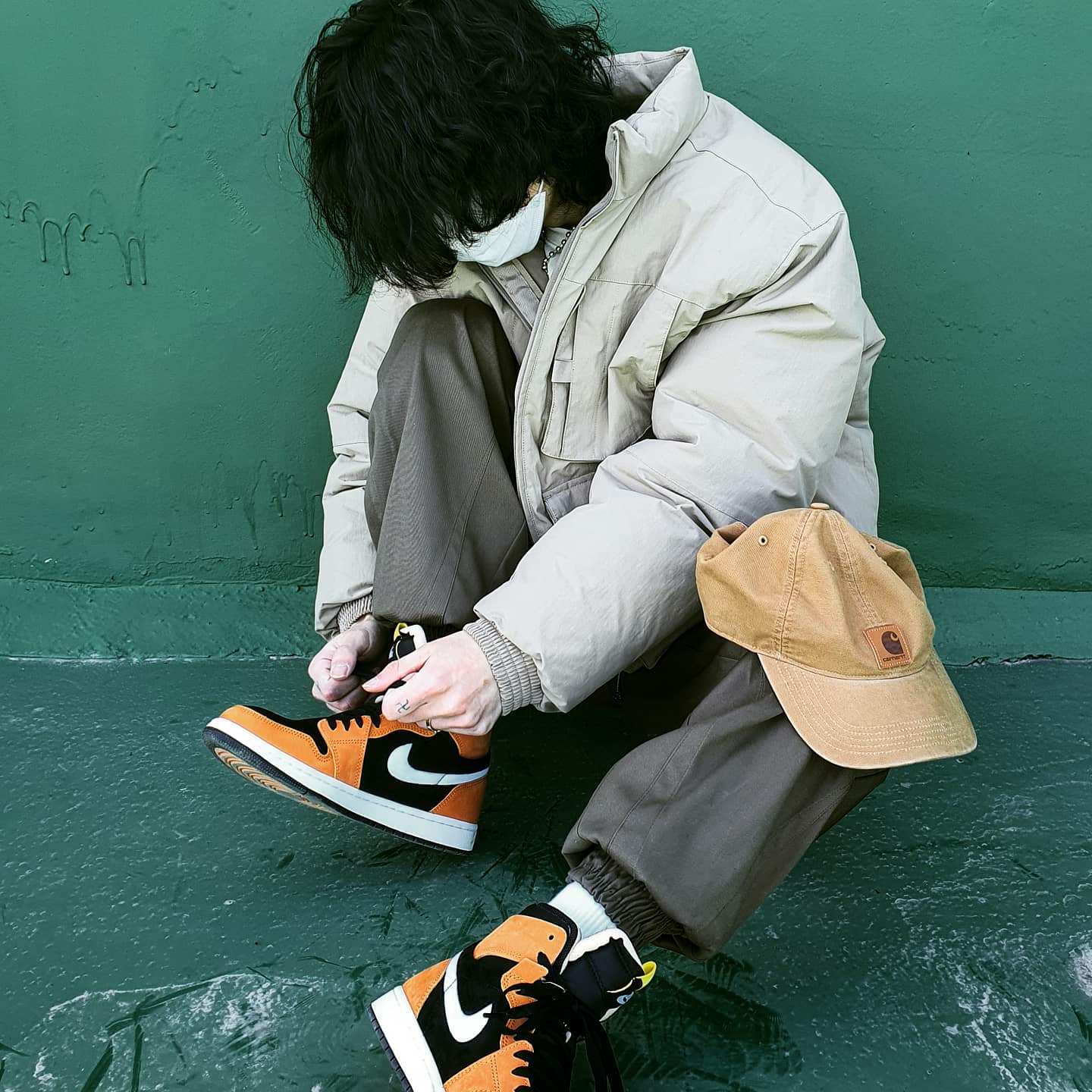 Jordan 1 Zoom Air CMFT Monarch Orange 착용 스타일