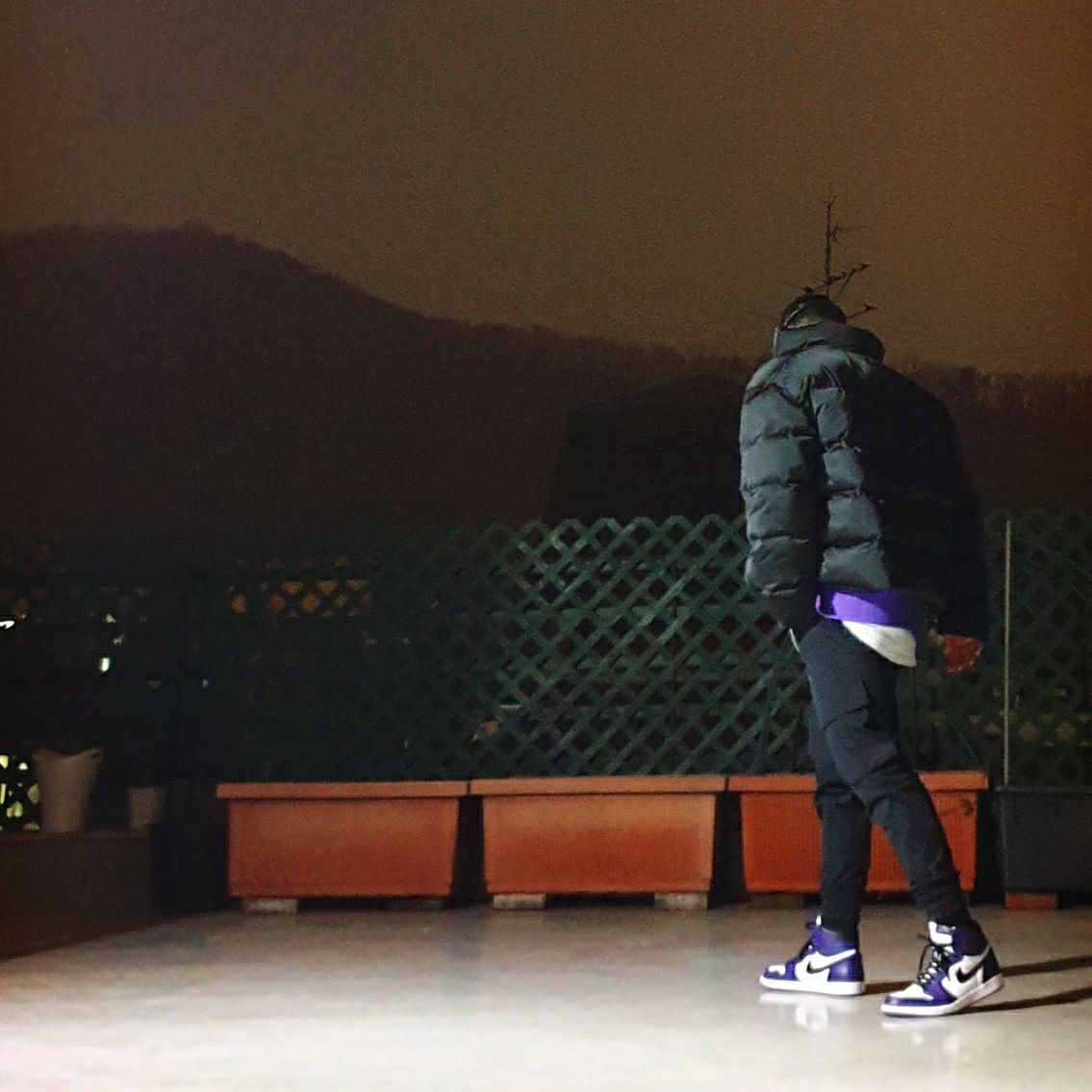 Jordan 1 Retro High OG Court Purple 2020 착용 스타일 - 2