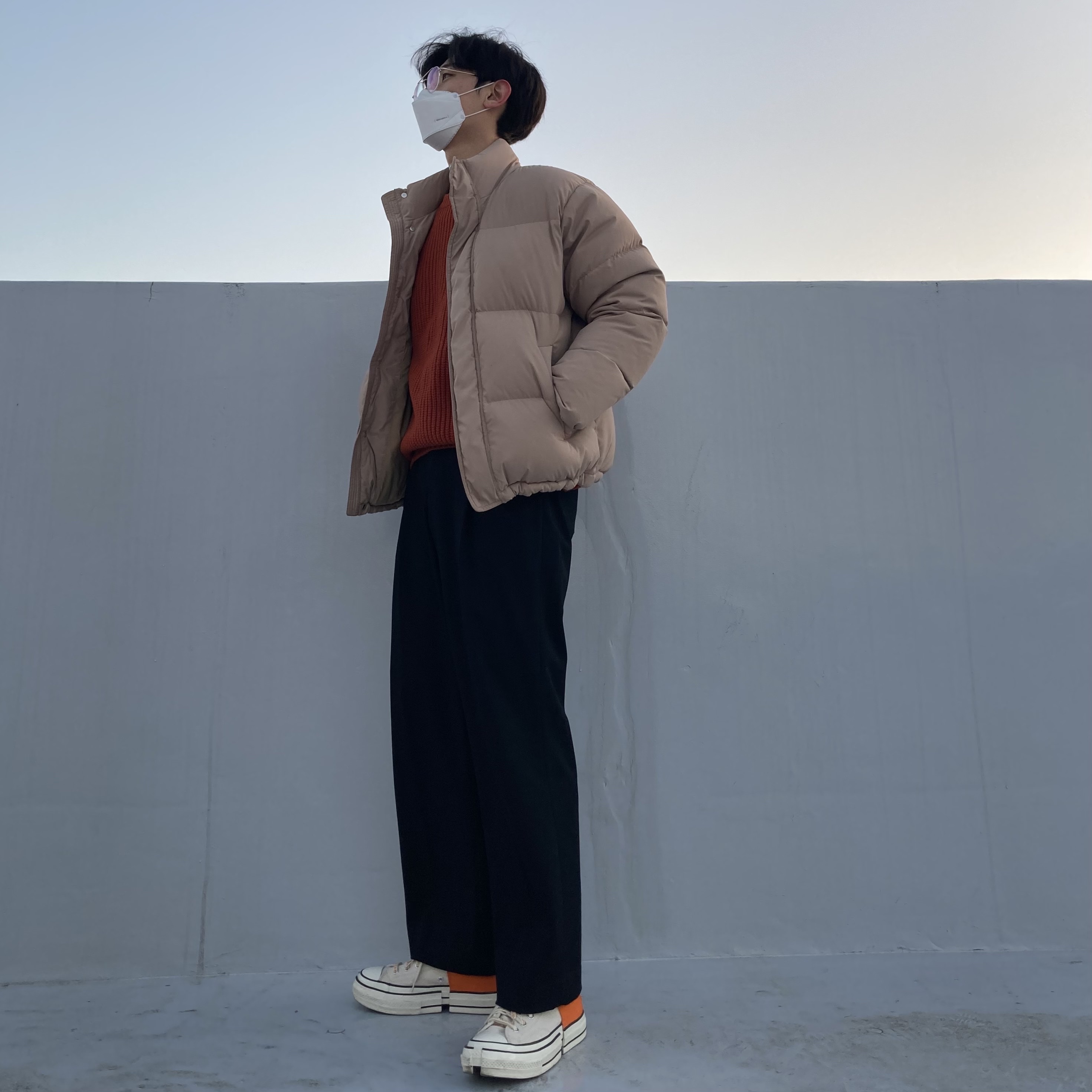 Converse x Feng Chen Wang Chuck 70 2-in-1 Persimmon Orange 착용 스타일