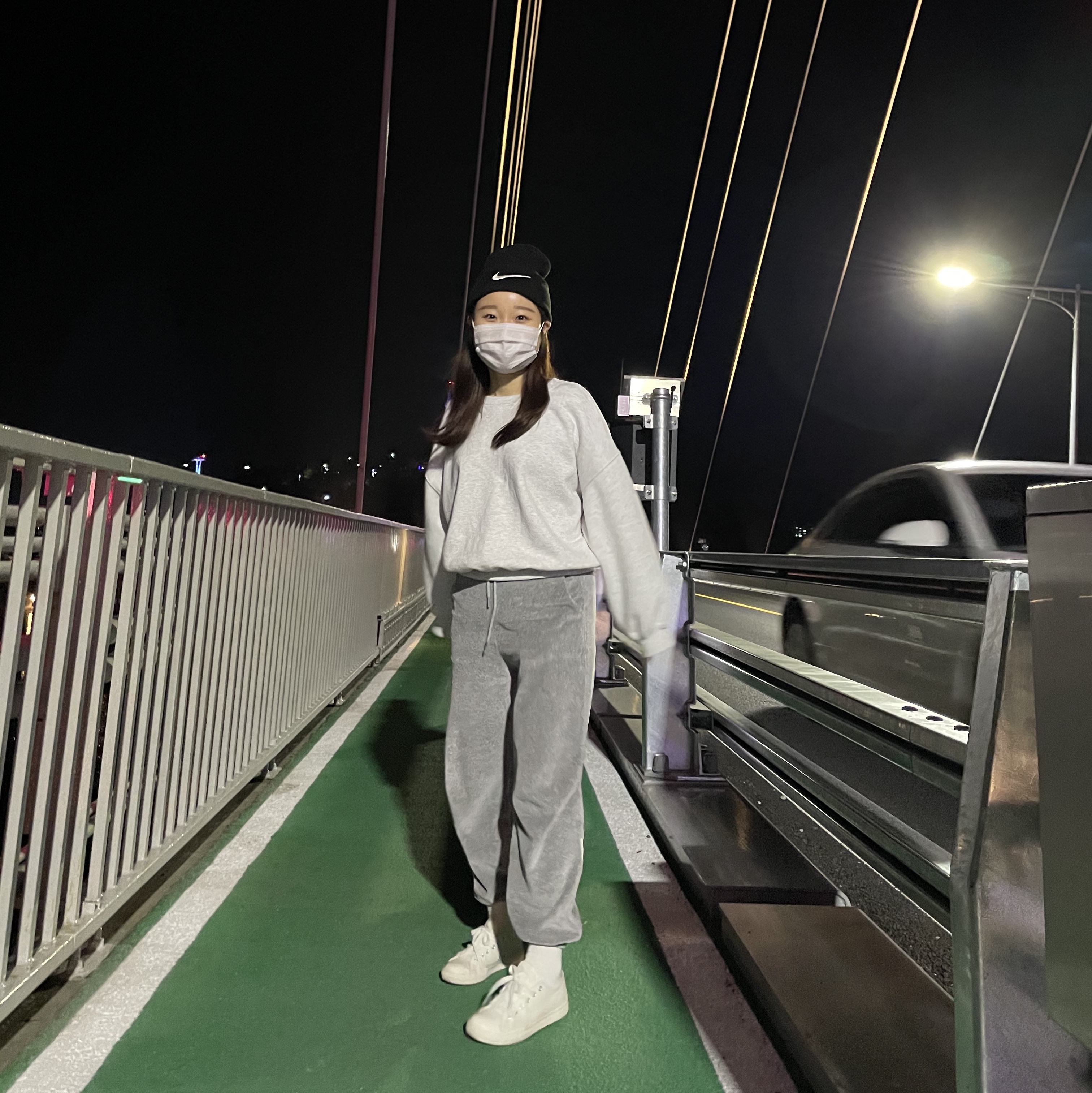Nike x Stussy Cuff Beanie Black 착용 스타일