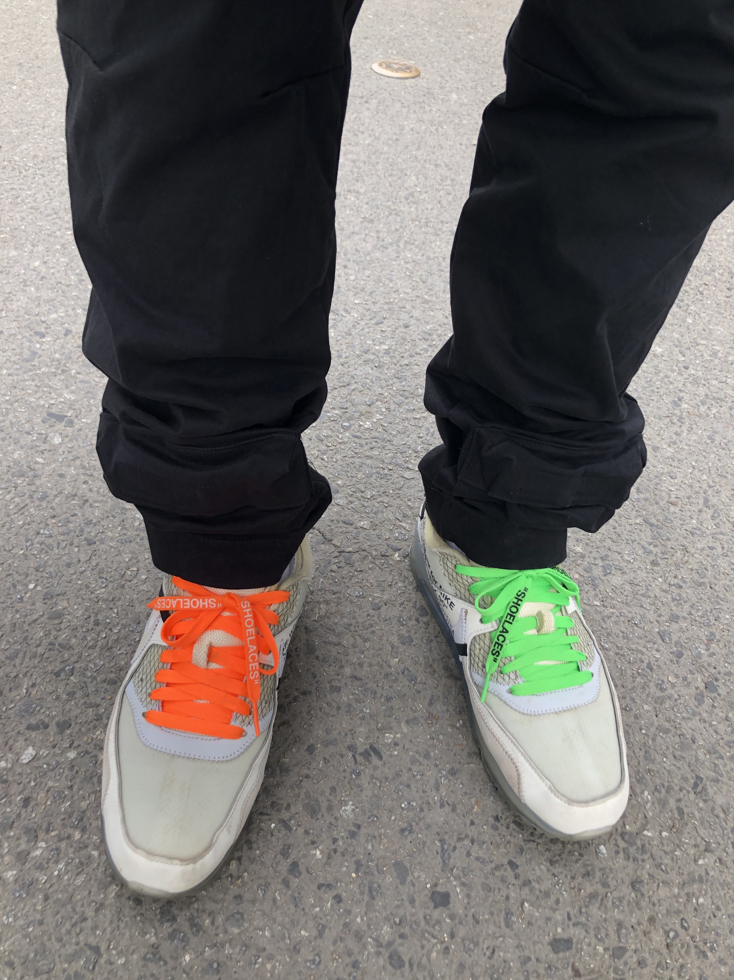 Nike x Off-White Air Max 90 The Ten 착용 스타일 - 3