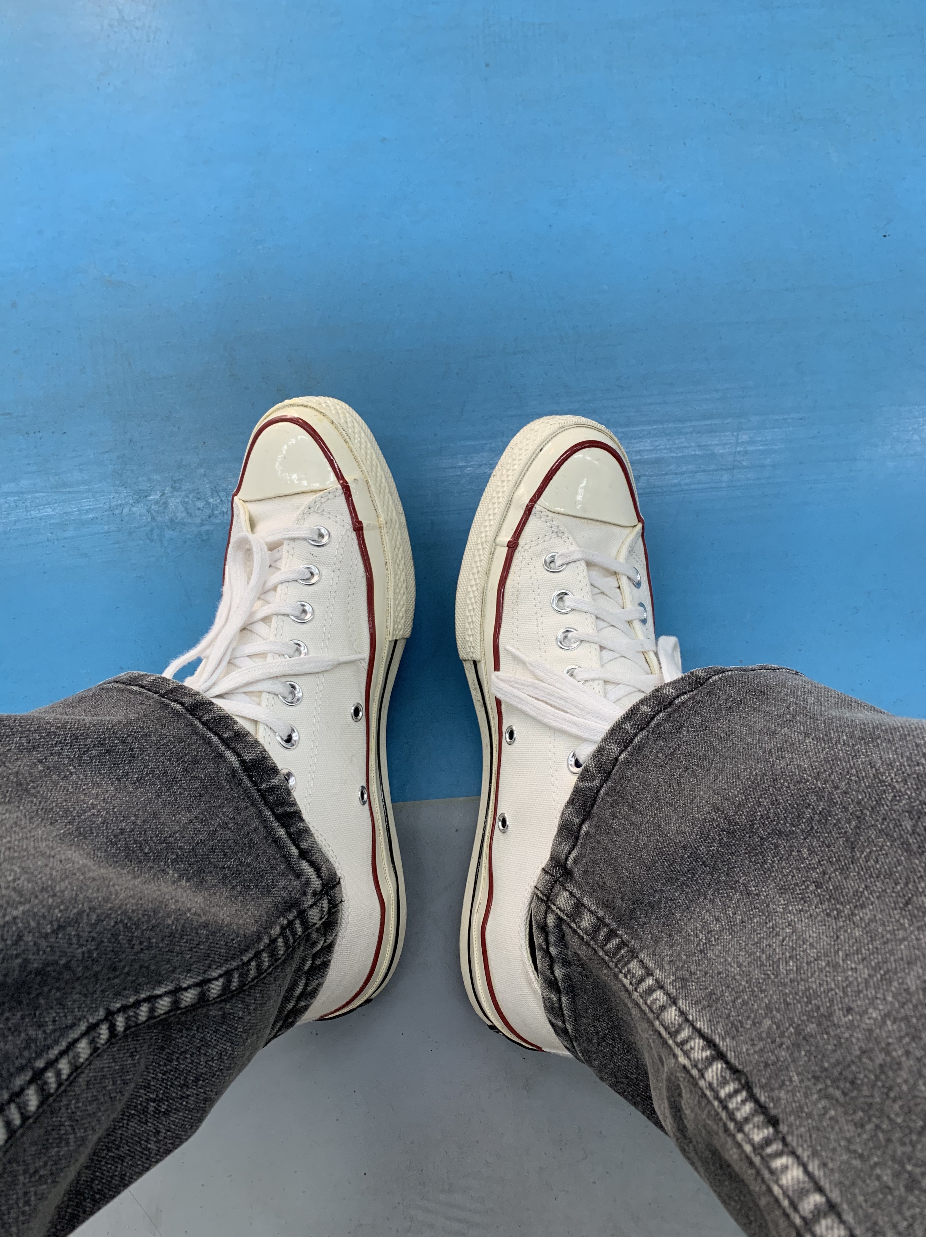 Converse Chuck 70 Ox Parchment 착용 스타일