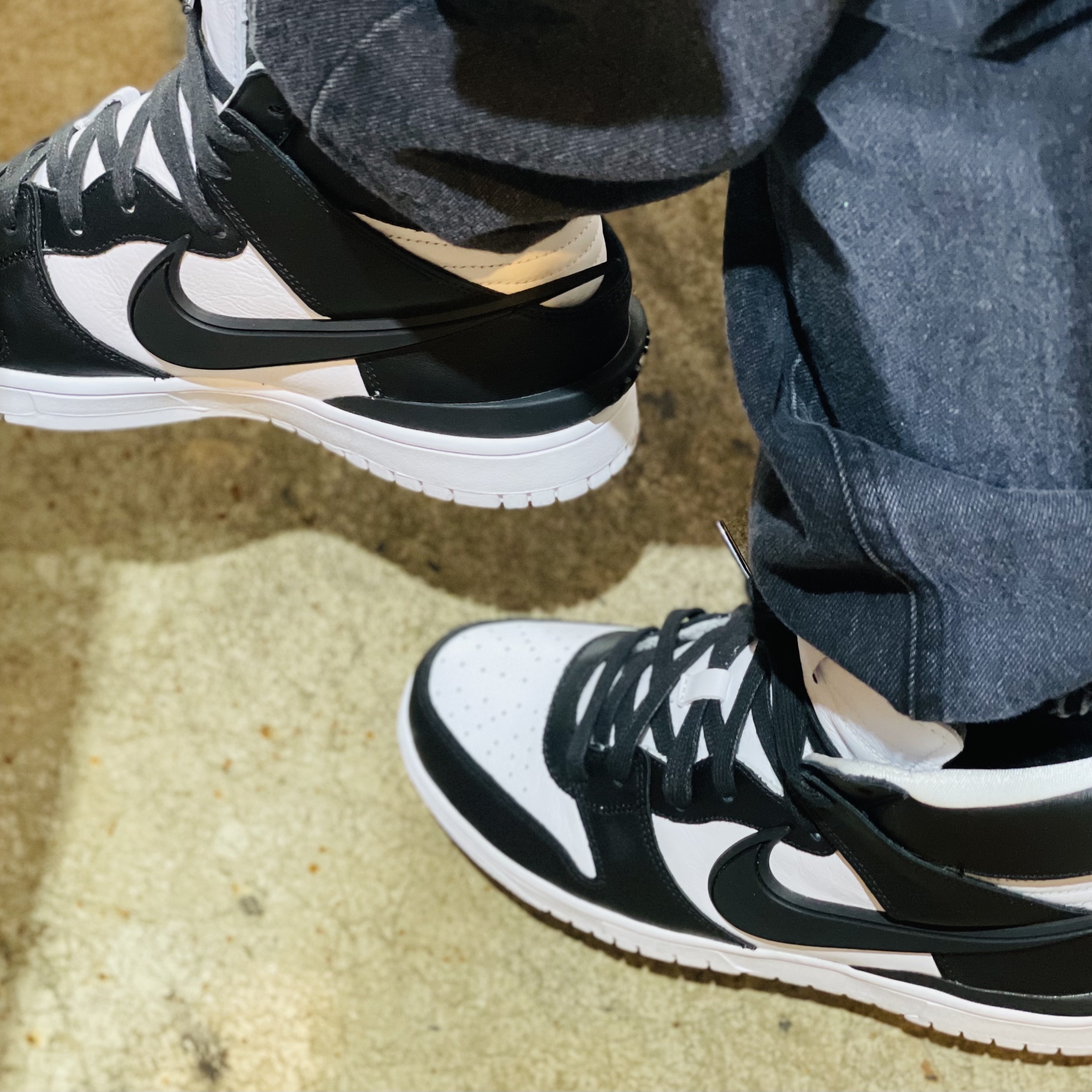 Nike x Ambush Dunk High Black 착용 스타일 - 2