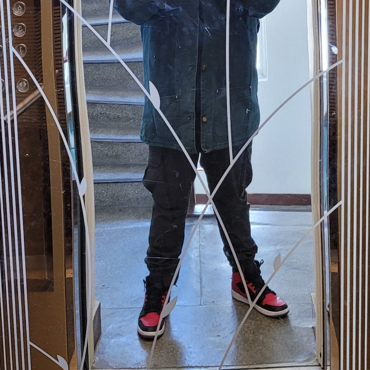 Jordan 1 Mid Bred Banned 2020 착용 스타일 - 2