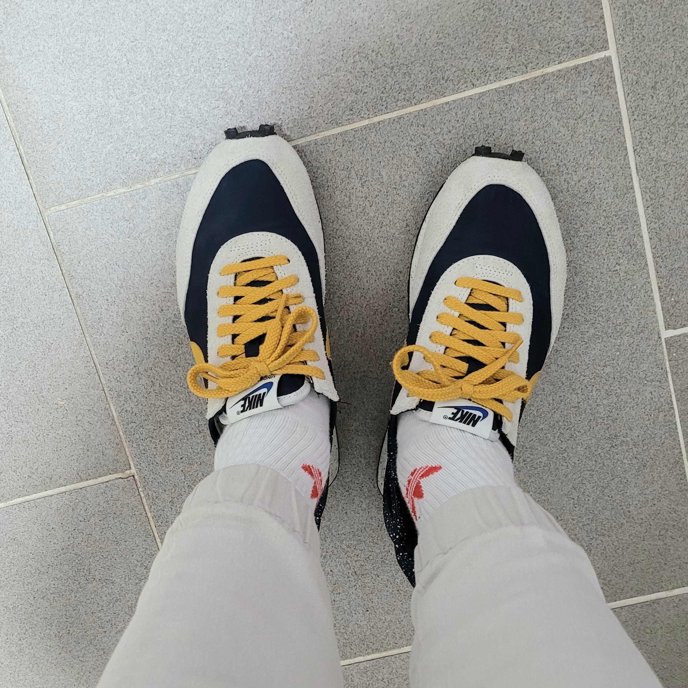 (W) Nike x Undercover Daybreak Obsidian 착용 스타일 - 2