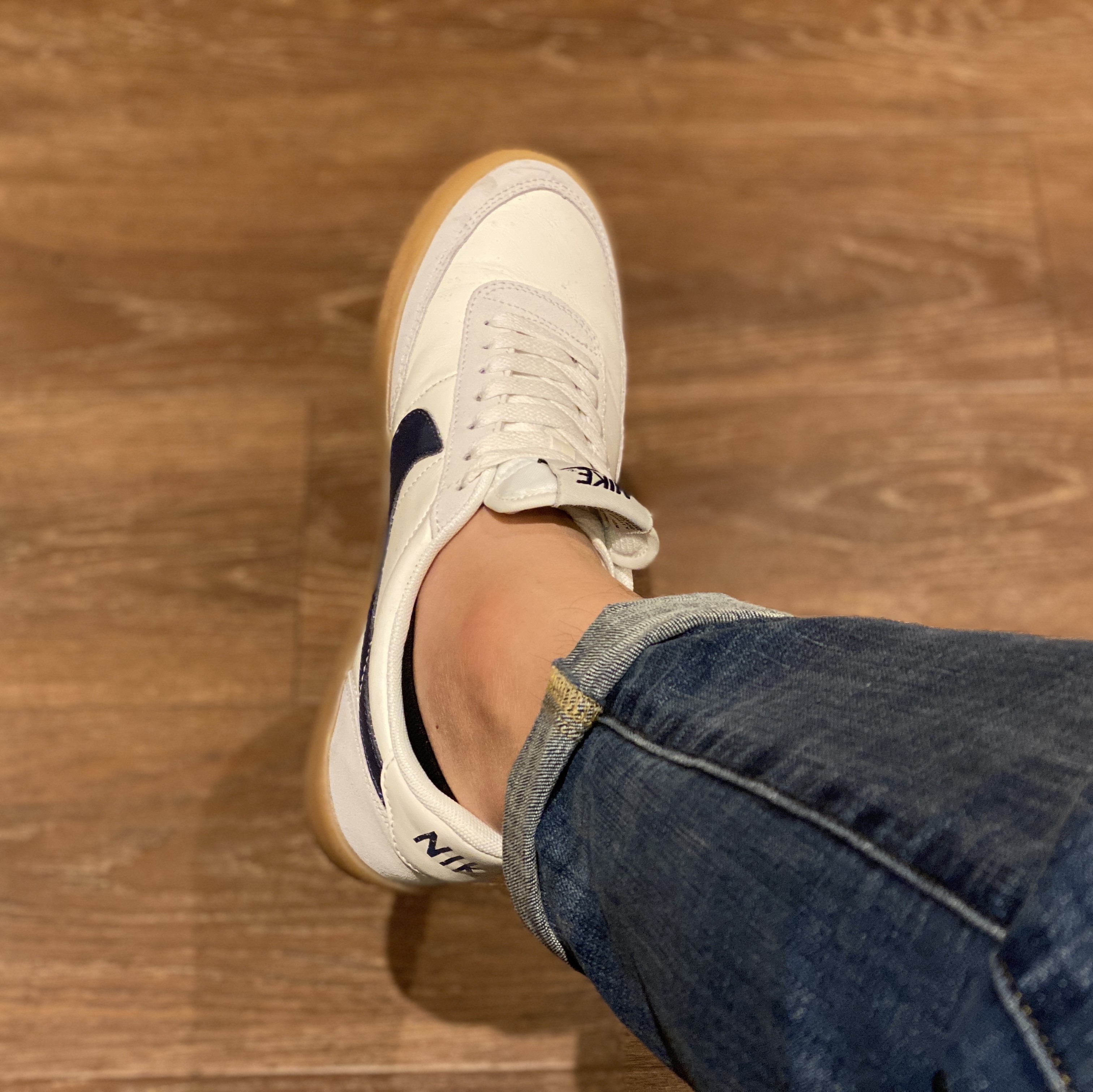 Nike x J.Crew Killshot 2 Sail Midnight Navy 착용 스타일 - 1