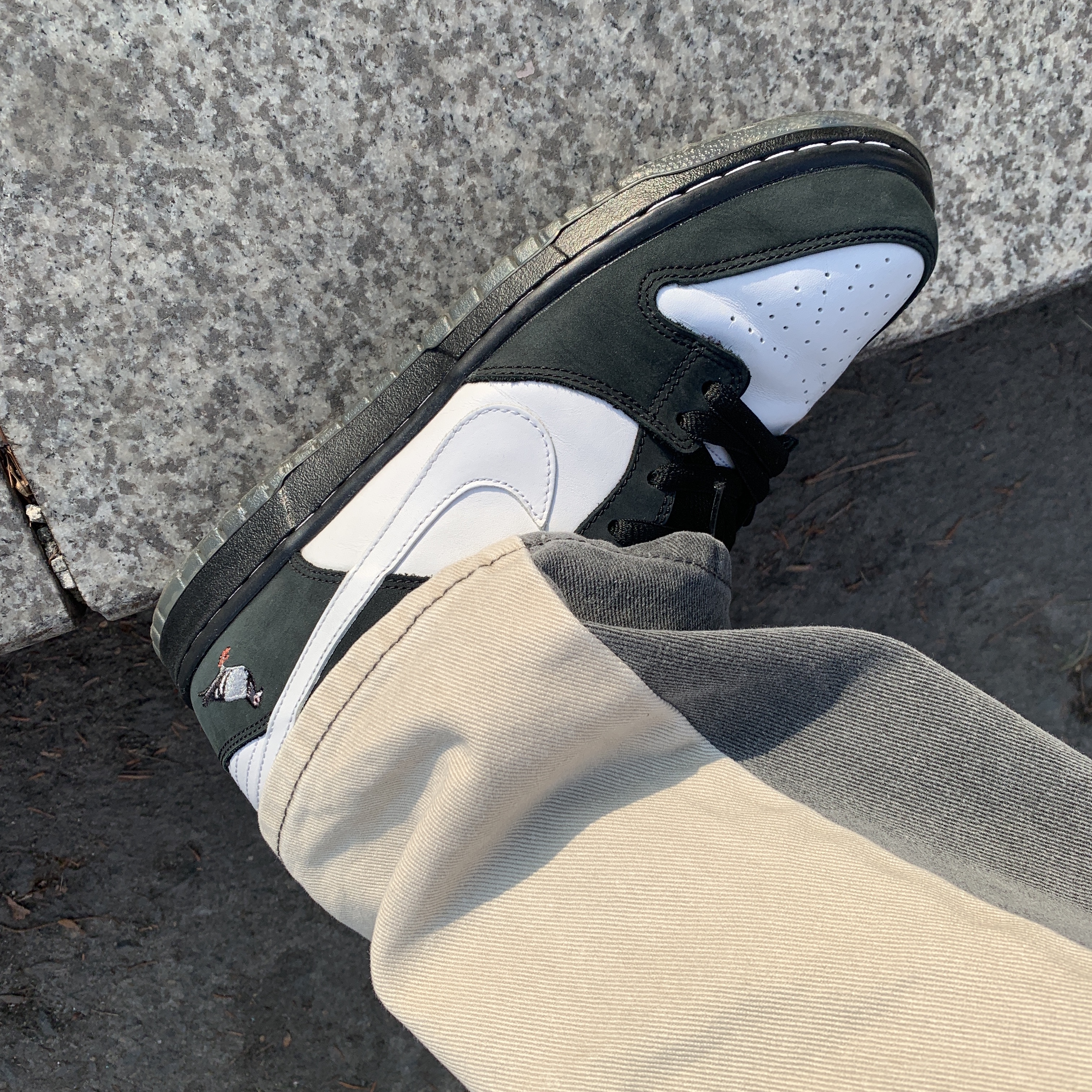 Nike x Staple SB Dunk Low Panda Pigeon 착용 스타일