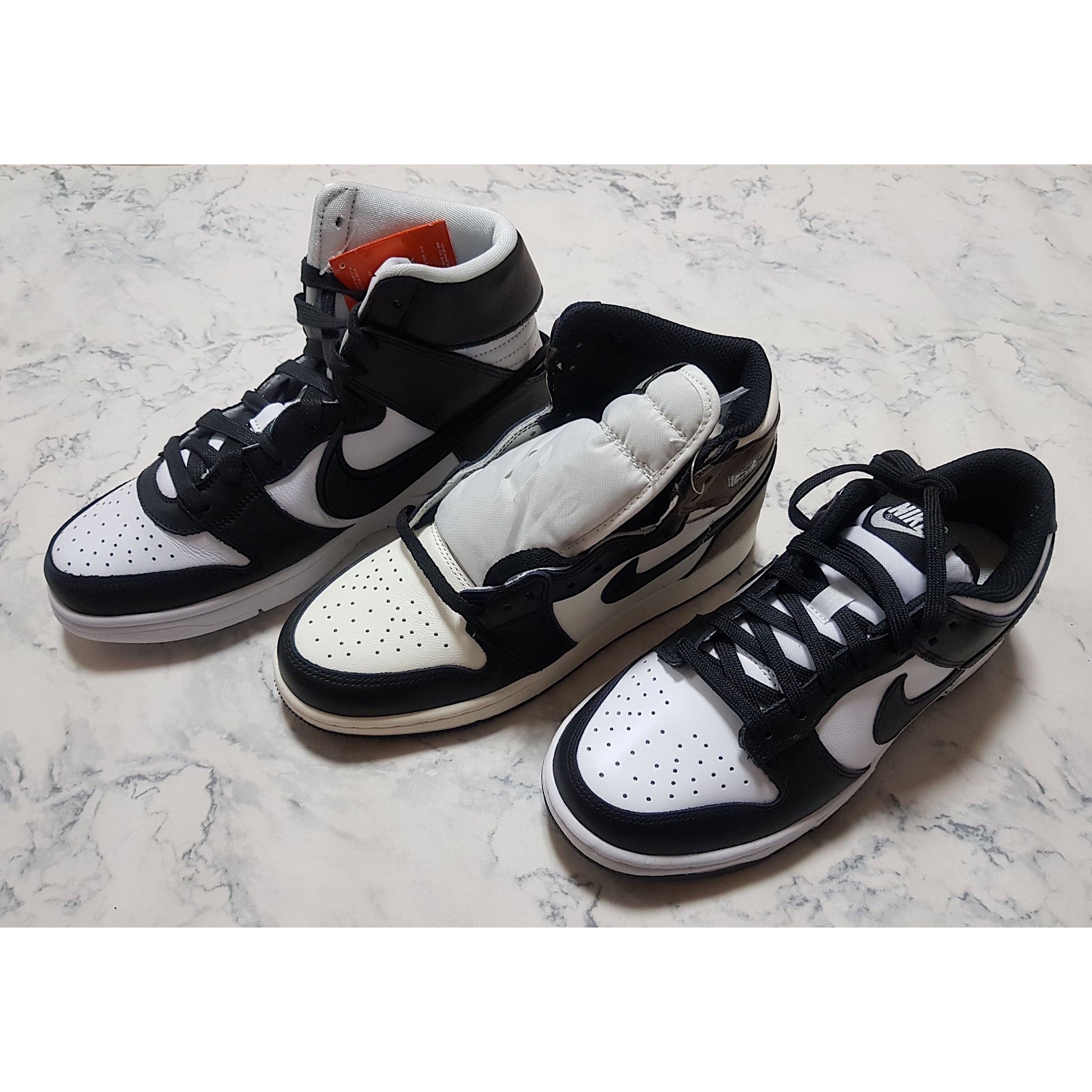 Nike x Ambush Dunk High Black, (W) Nike Dunk Low Black 착용 스타일 - 2