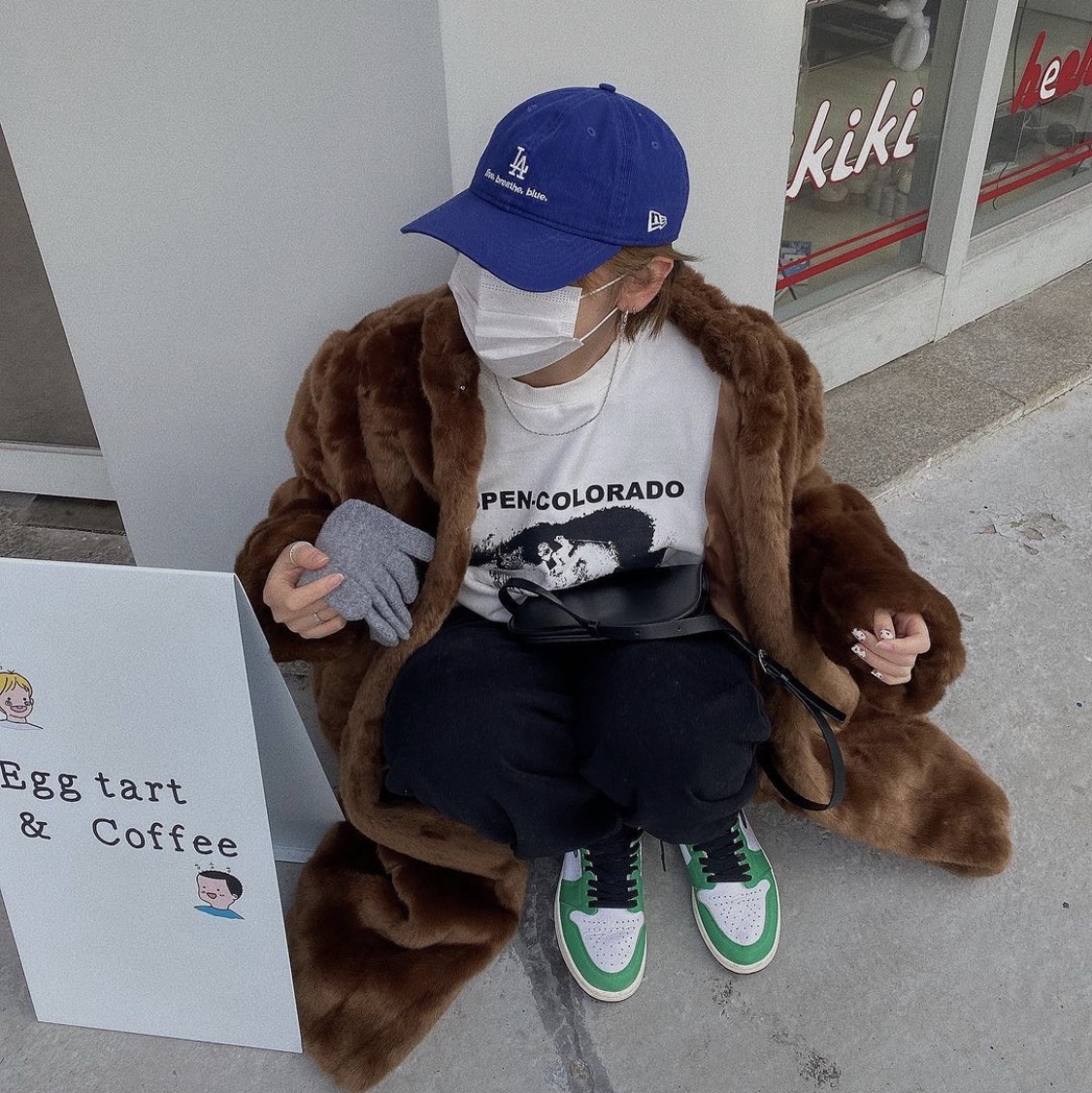 (W) Jordan 1 Retro High OG Lucky Green 착용 스타일