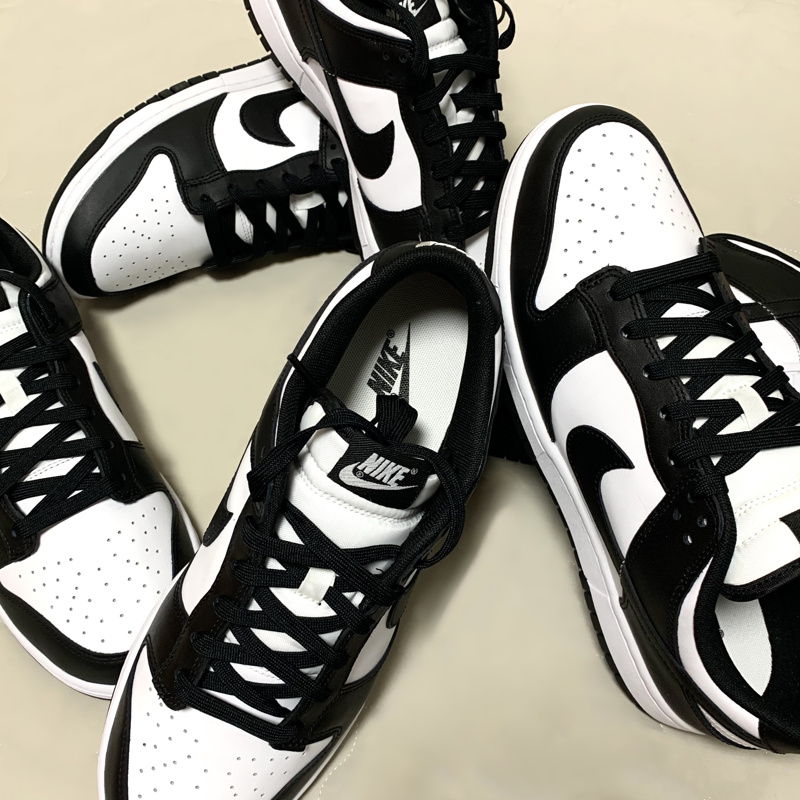 Nike Dunk Low Retro Black, (W) Nike Dunk Low Black 착용 스타일 - 2