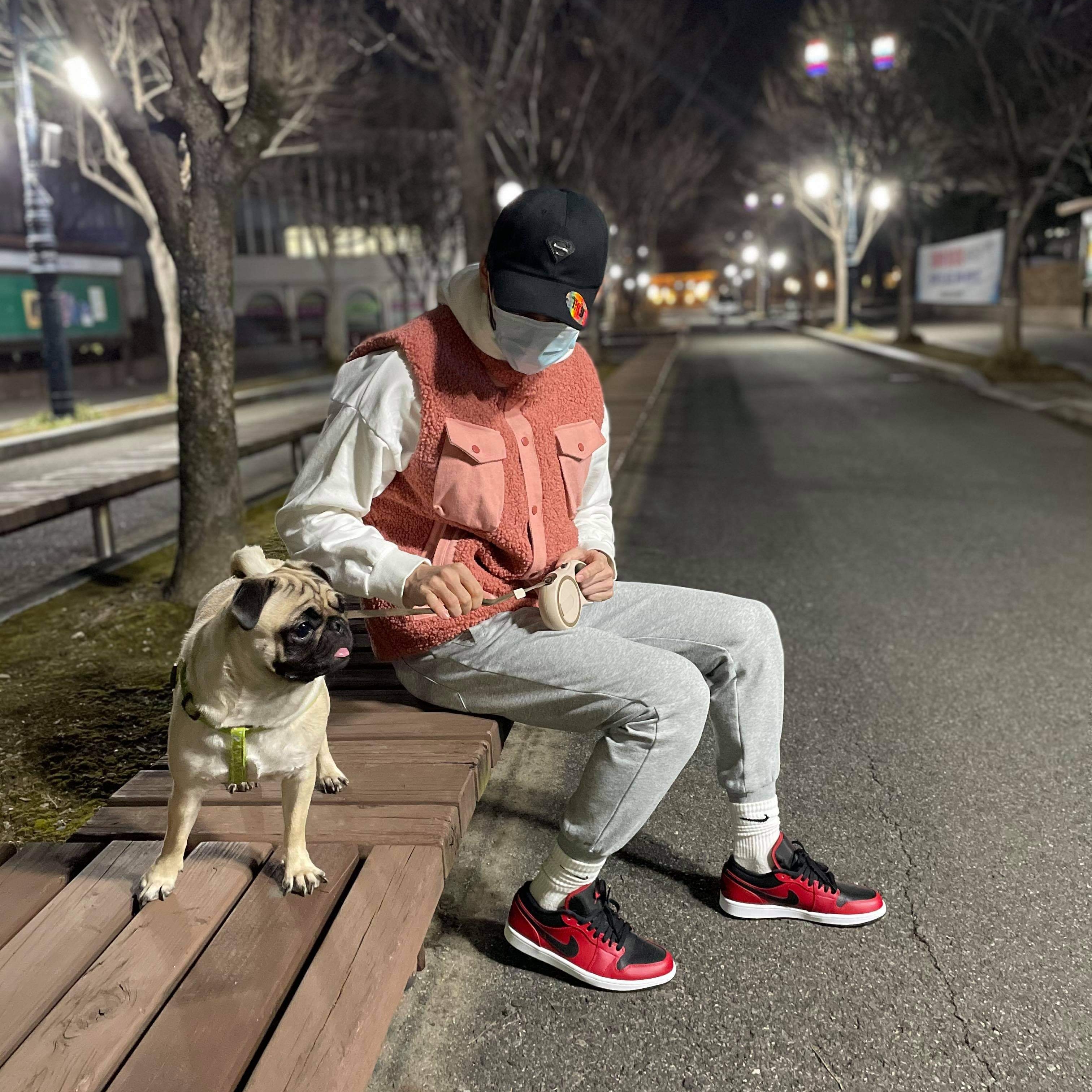 Jordan 1 Low Gym Red Black 착용 스타일