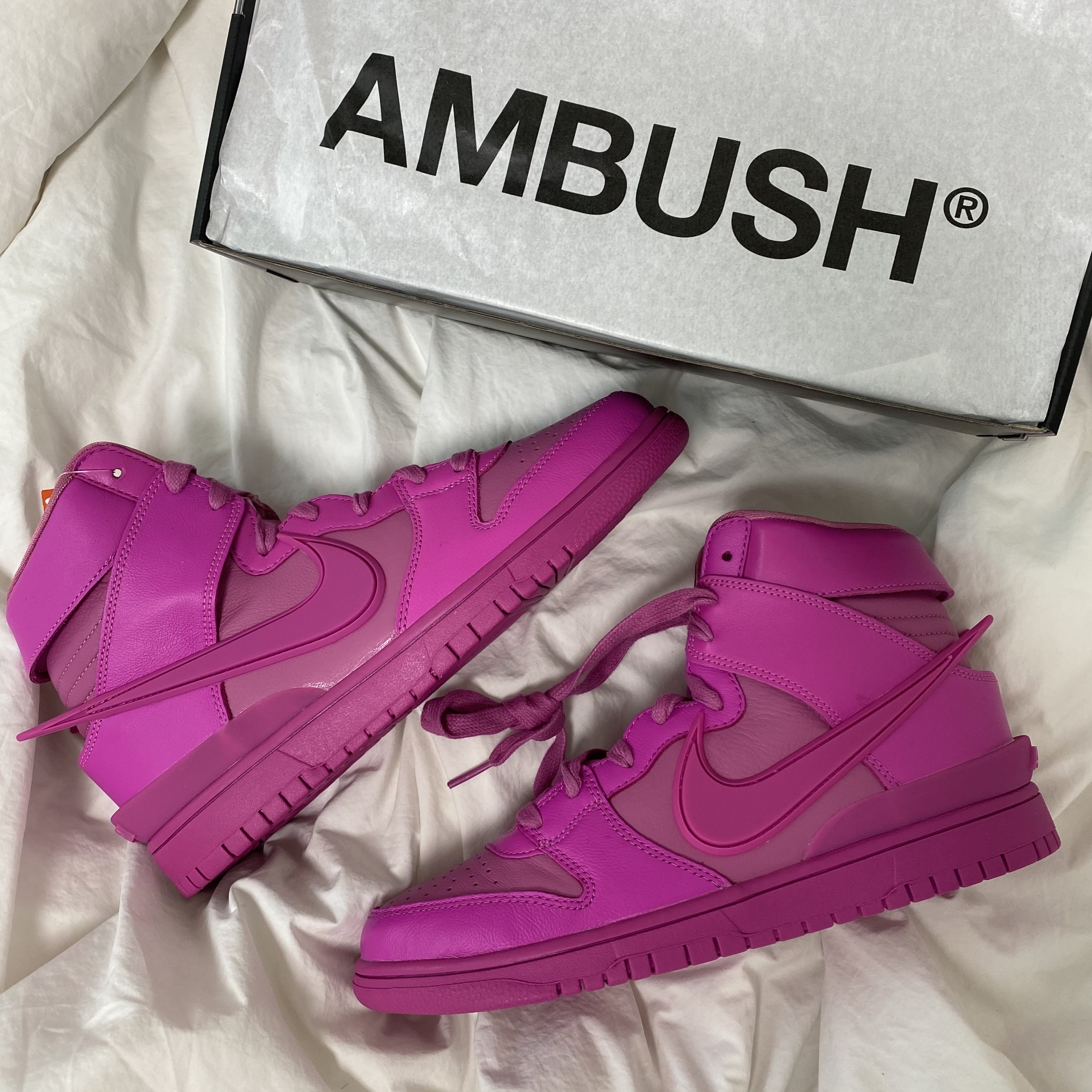Nike x Ambush Dunk High Cosmic Fuchsia 착용 스타일