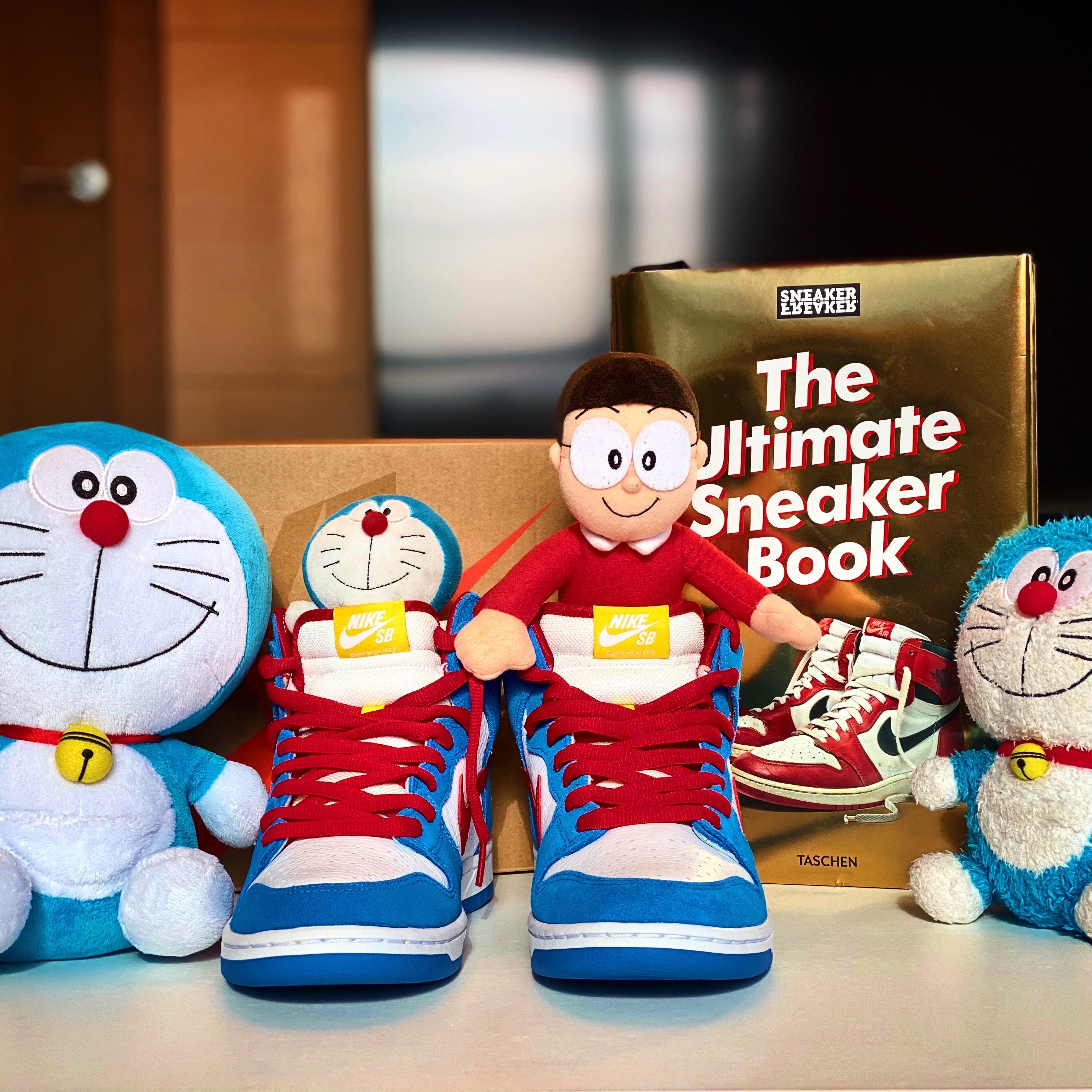 Nike SB Dunk High Pro Doraemon 착용 스타일 - 2