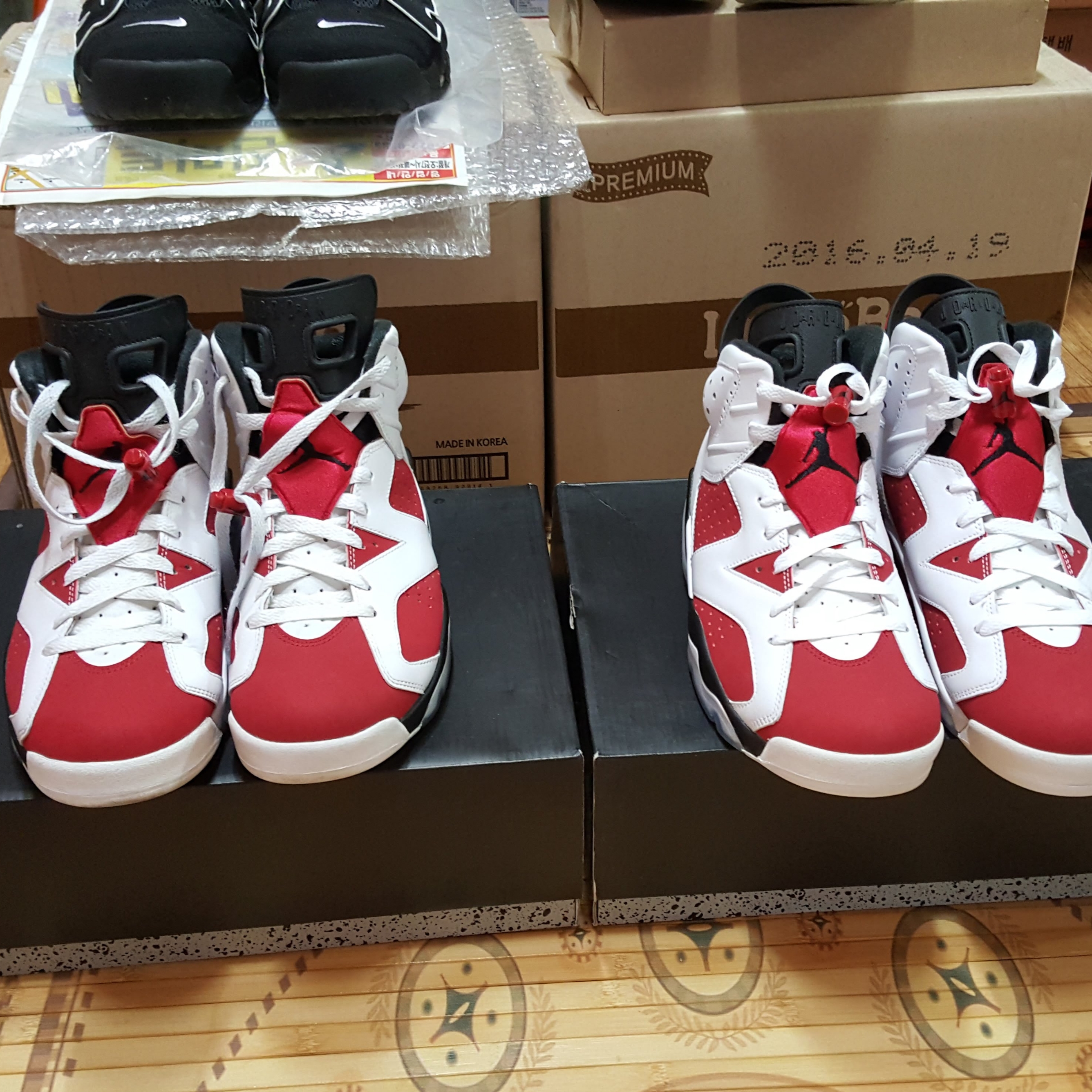 Jordan 6 Retro Carmine 2014 착용 스타일