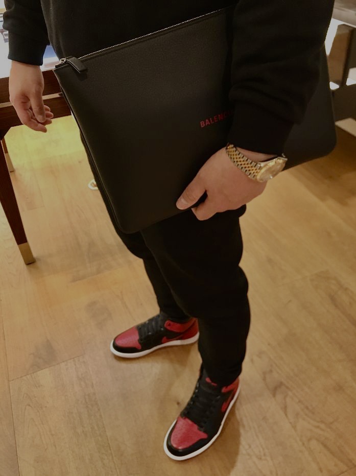 Jordan 1 Retro High OG Bred Banned 2016 착용 스타일 - 2