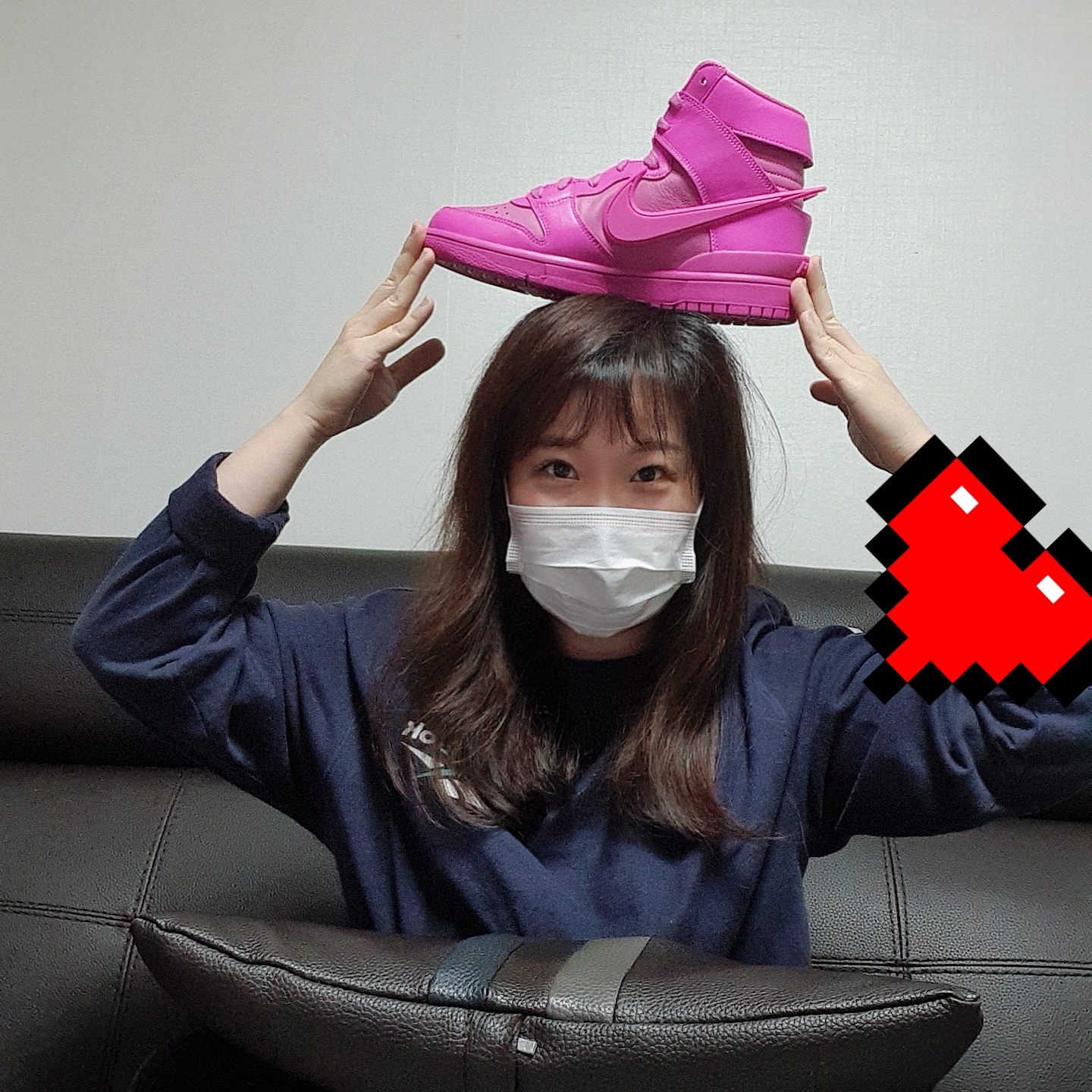 Nike x Ambush Dunk High Cosmic Fuchsia 착용 스타일