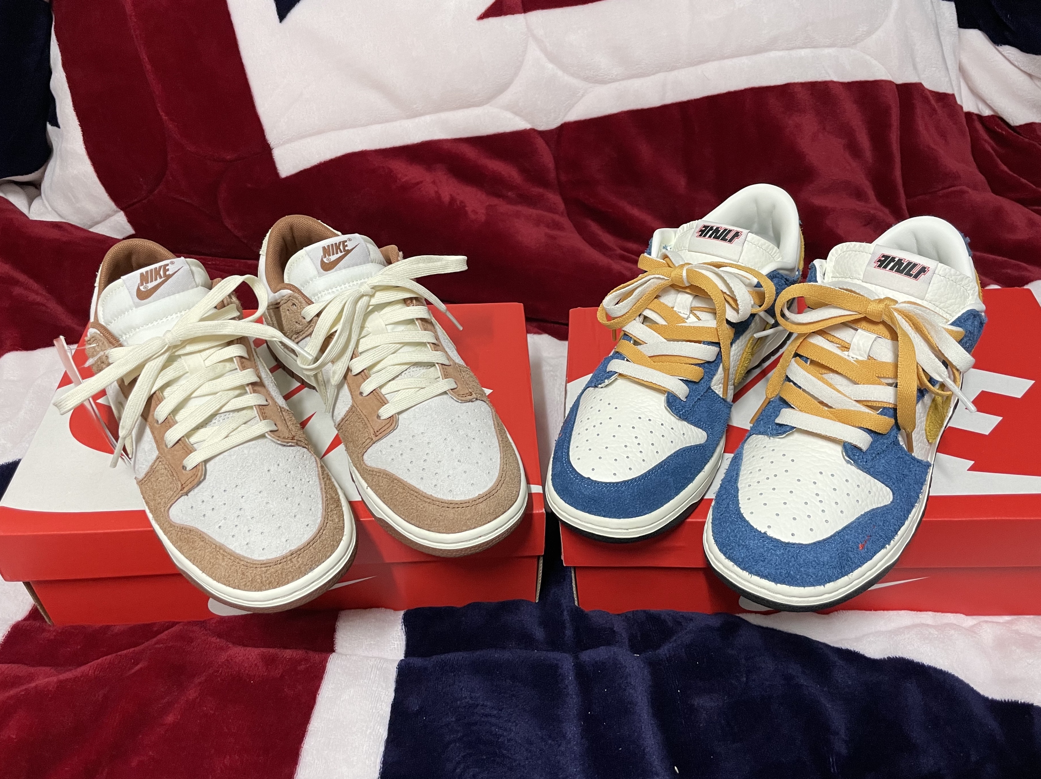 Nike Dunk Low Pro Premium Medium Curry, Nike x Kasina Dunk Low 80's Bus 착용 스타일