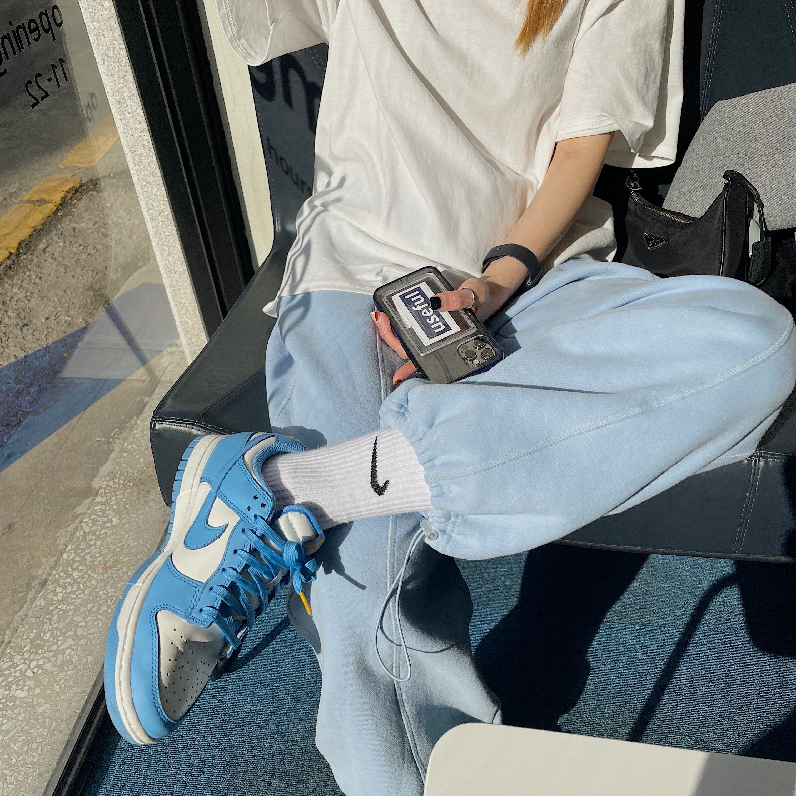 (W) Nike Dunk Low Coast 착용 스타일 - 2