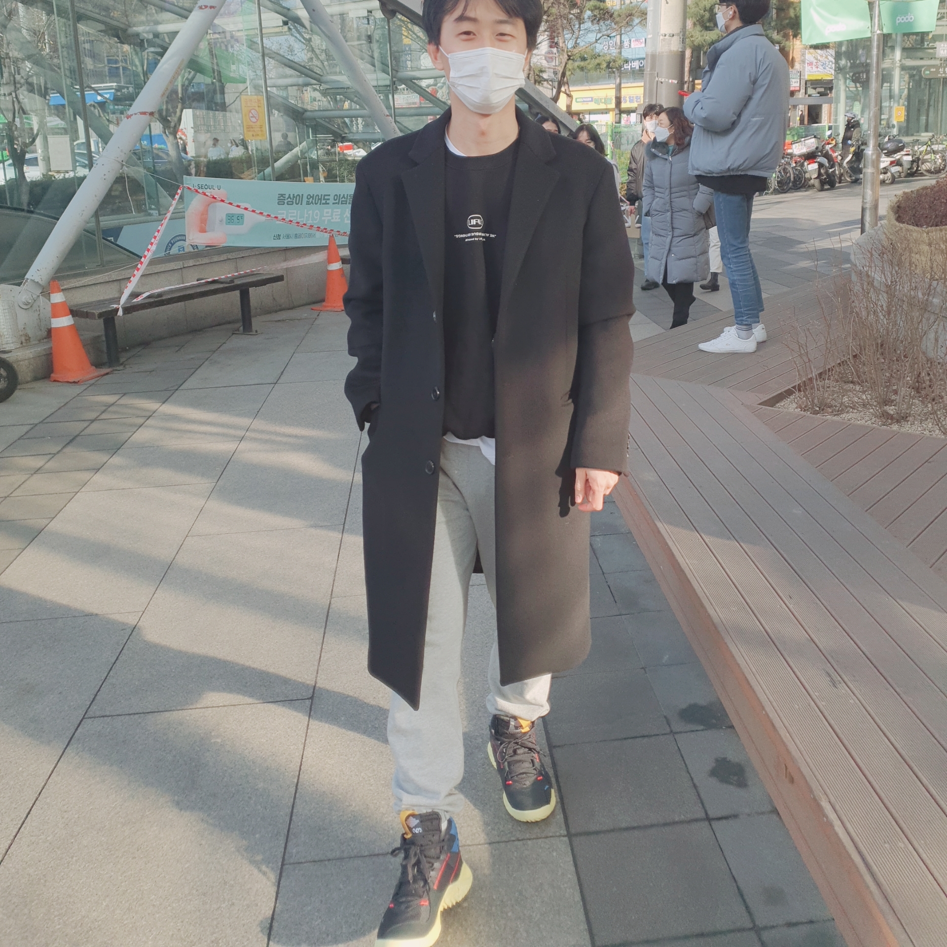 Jordan x Union Delta Mid Off Noir 착용 스타일