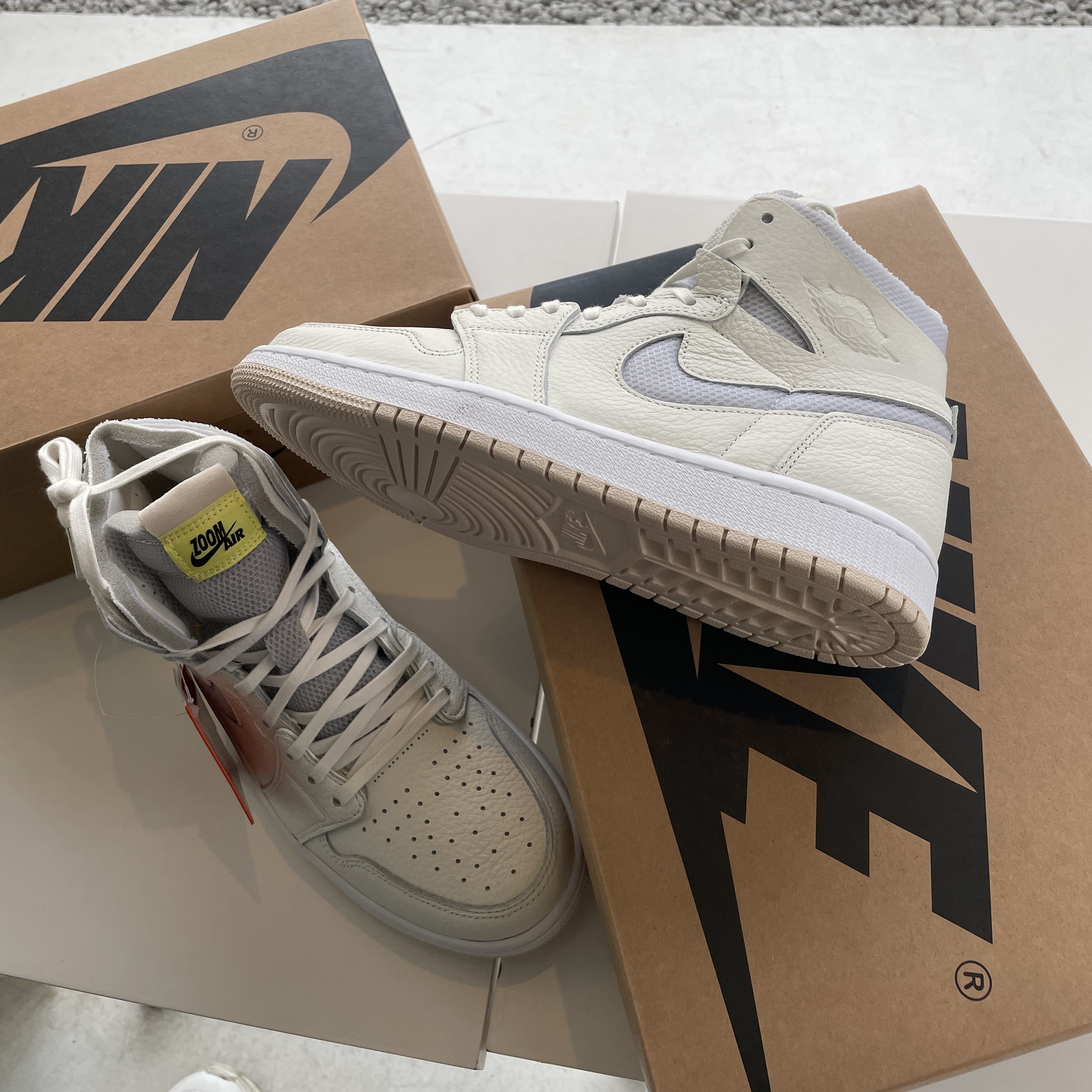 (W) Jordan 1 Zoom Air CMFT Sail 착용 스타일