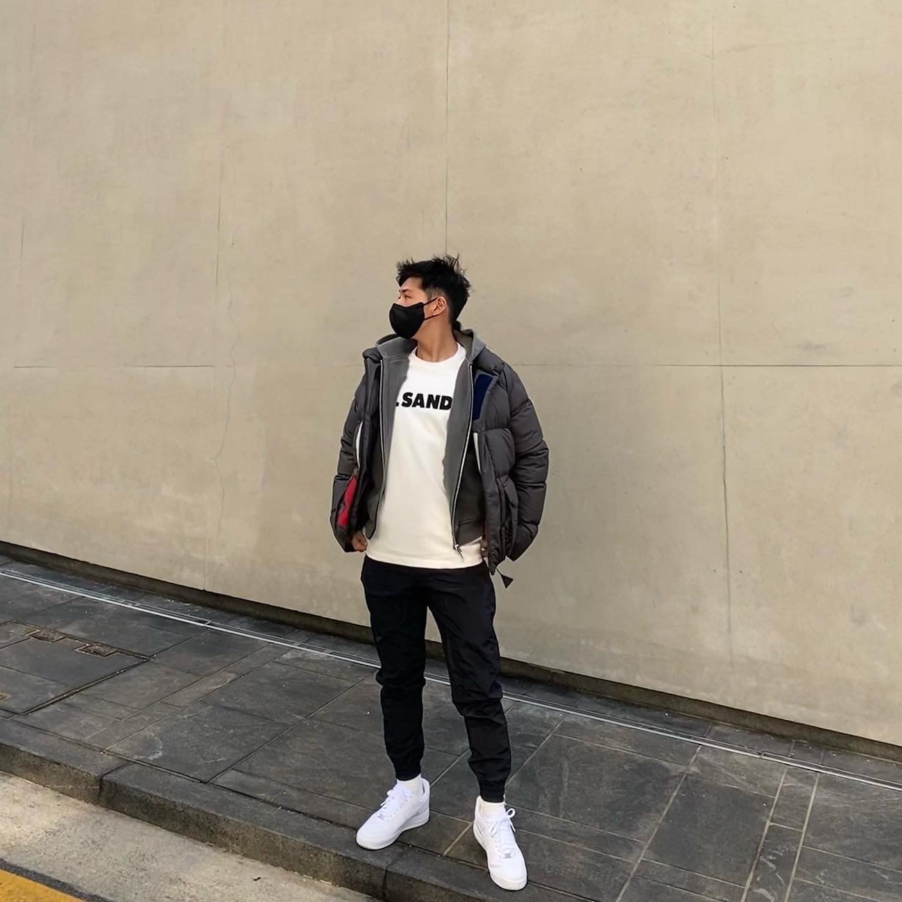 Nike Air Force 1 '07 Low White 착용 스타일