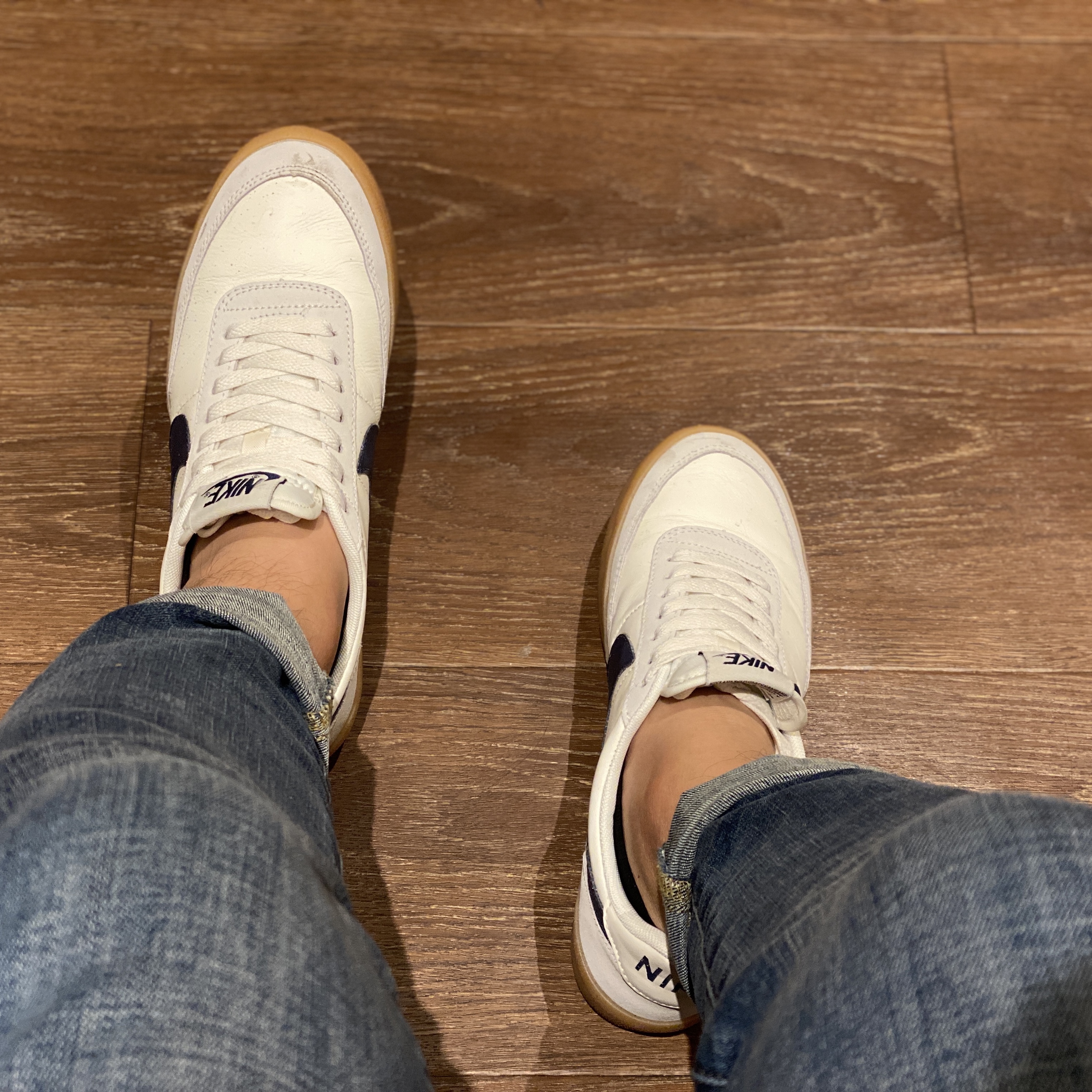 Nike x J.Crew Killshot 2 Sail Midnight Navy 착용 스타일 - 2