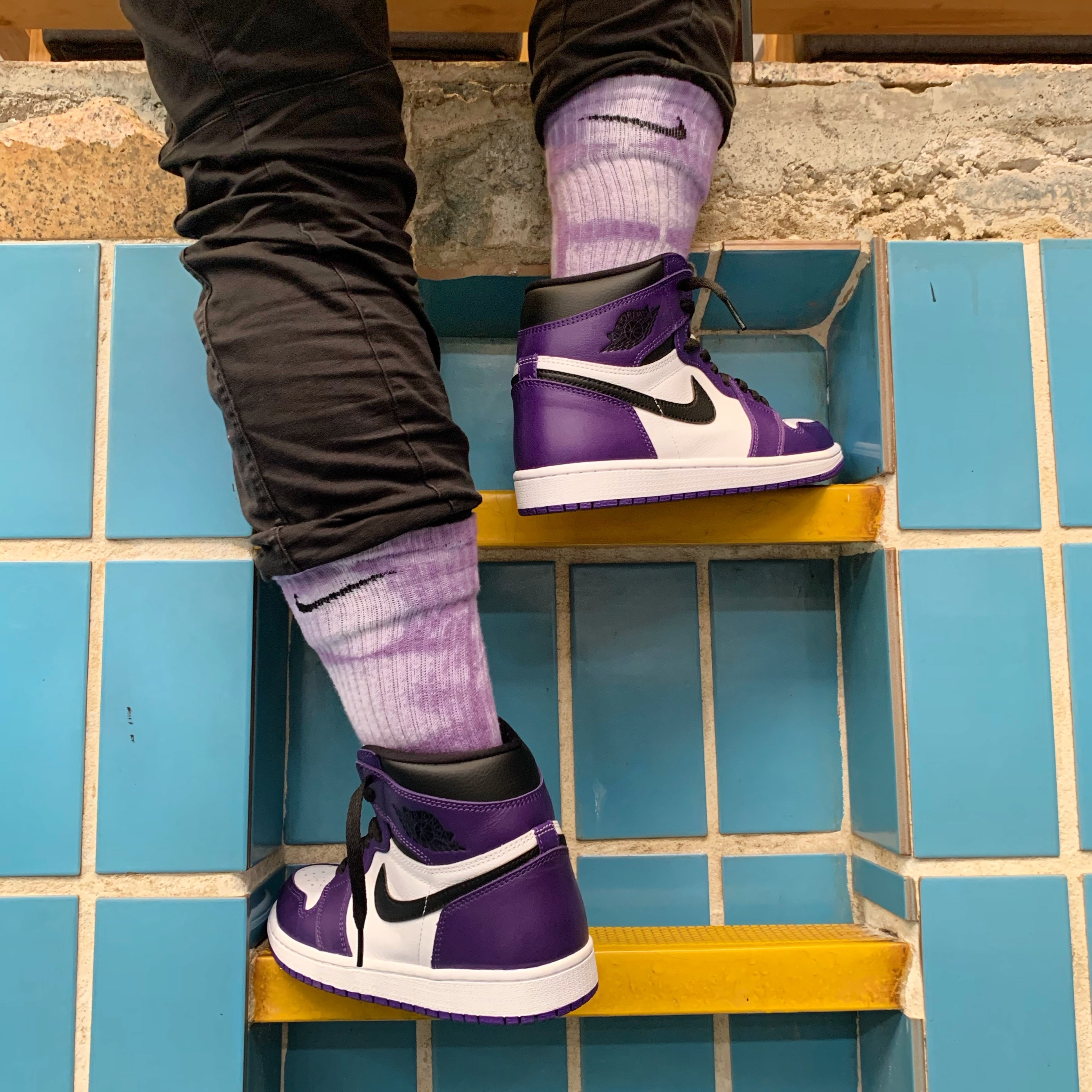 Jordan 1 Retro High OG Court Purple 2020 착용 스타일