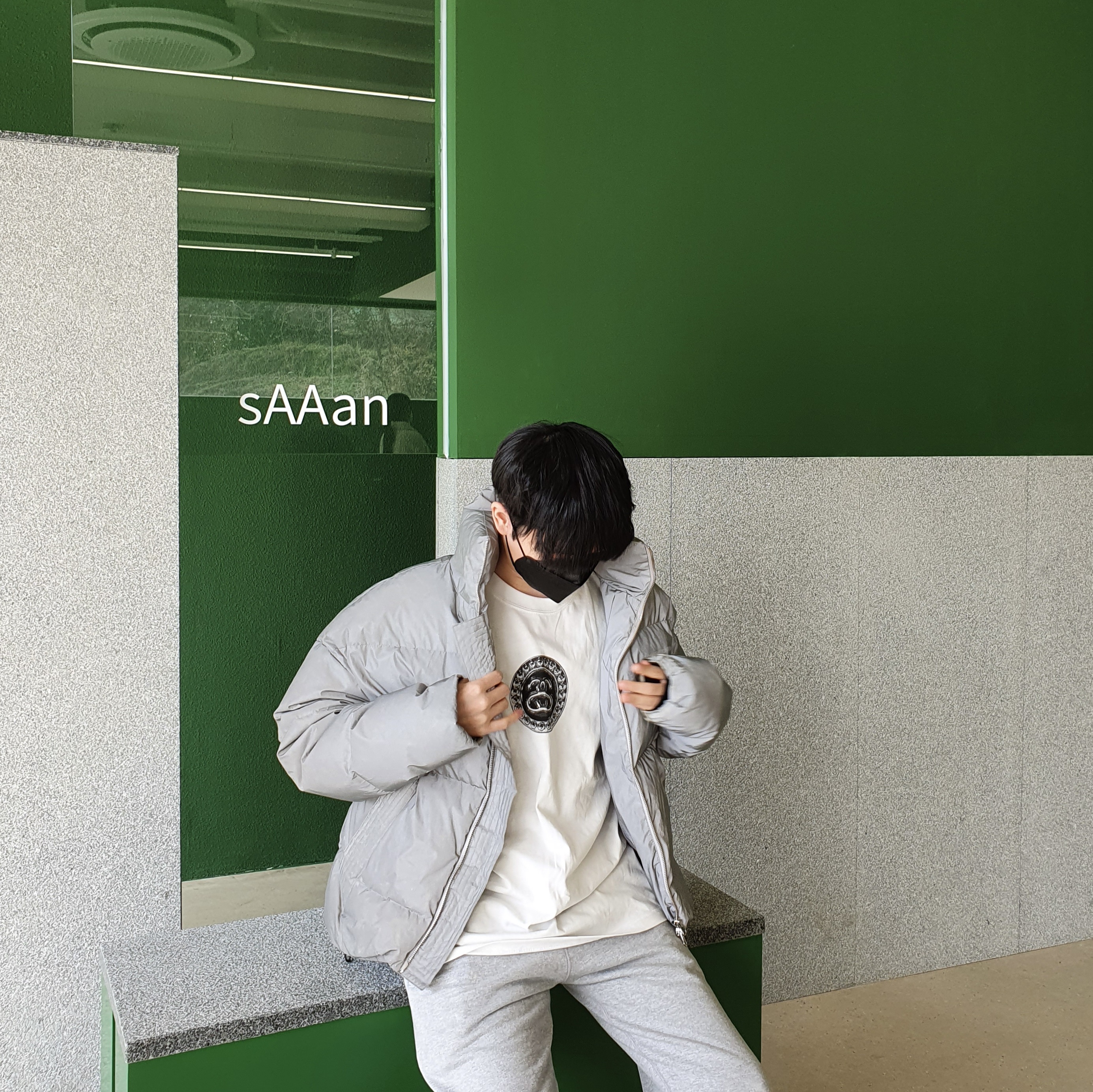 Nike x Stussy Big Swoosh LS T-Shirt White - US/EU, Nike x Stussy Big Swoosh LS T-Shirt White - Asia 착용 스타일
