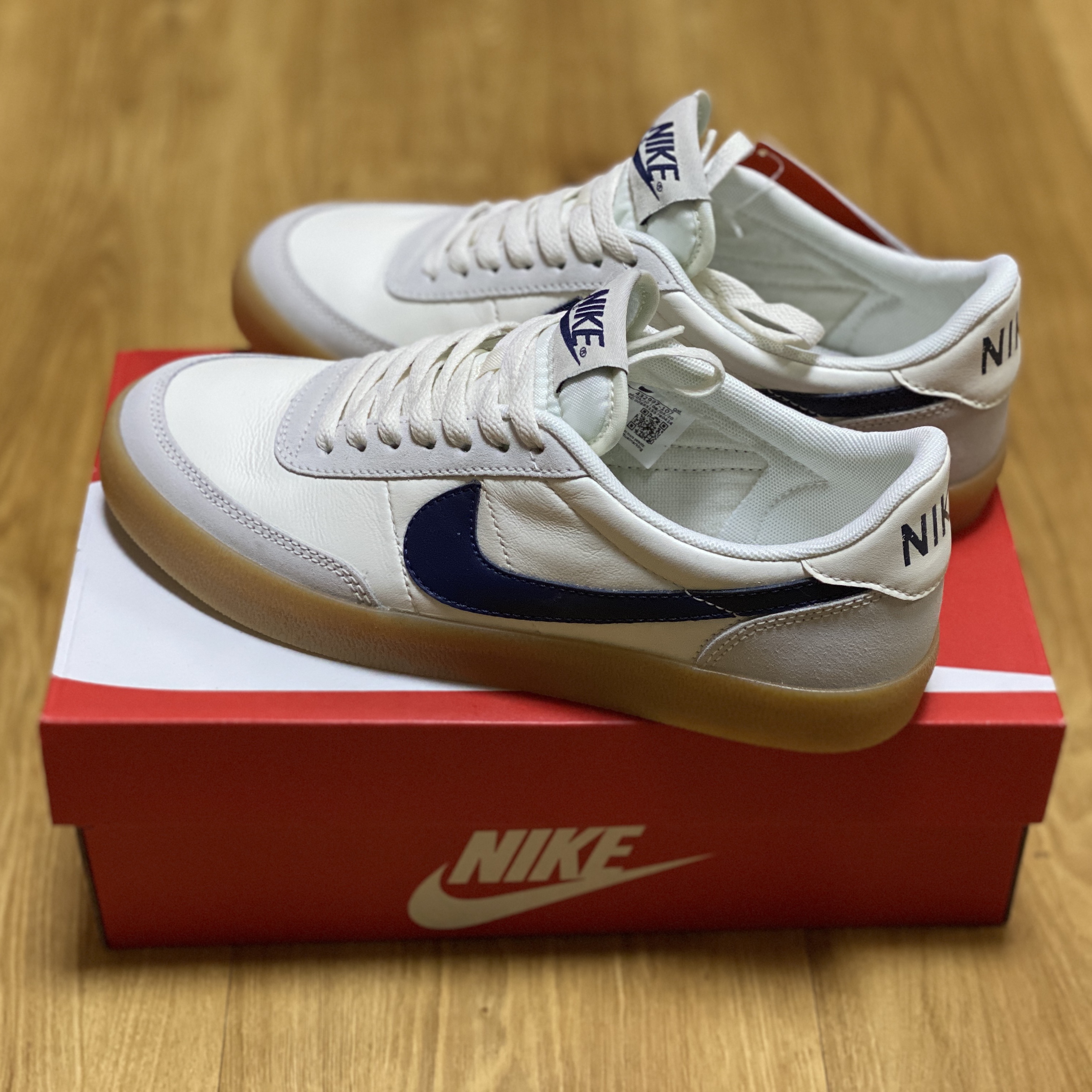 Nike x J.Crew Killshot 2 Sail Midnight Navy 착용 스타일 - 1
