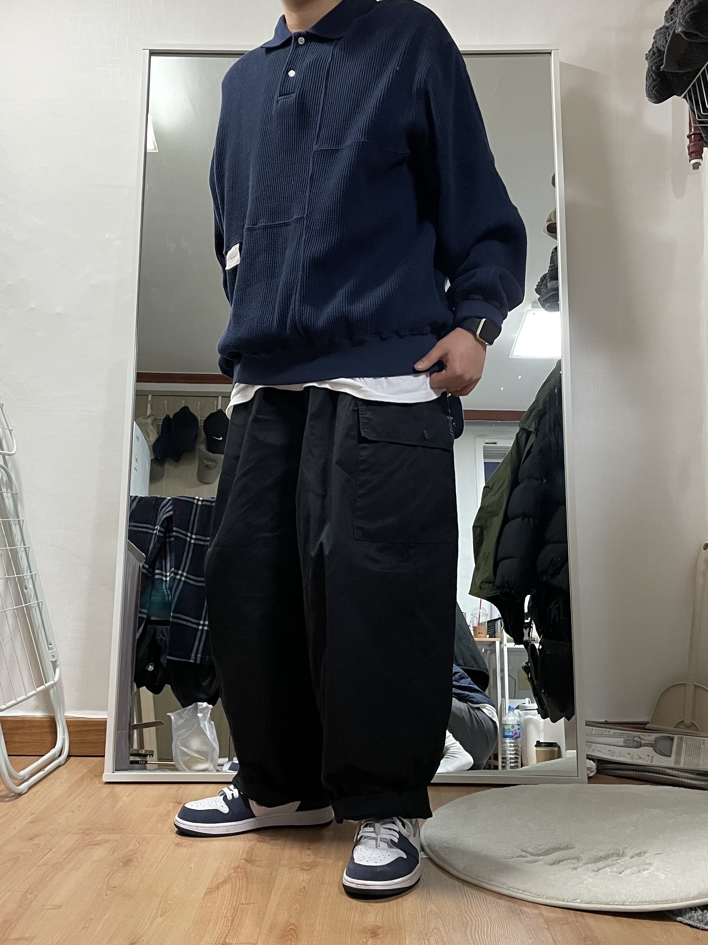 Jordan 1 Retro High OG CO.JP Midnight Navy 착용 스타일