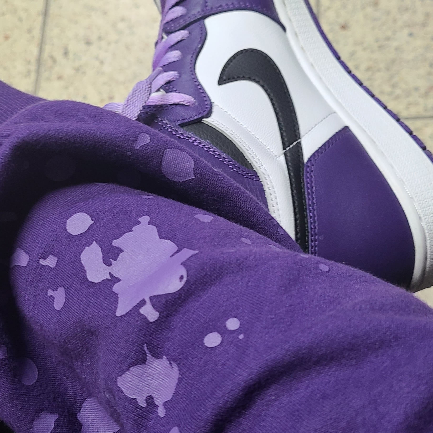 Jordan 1 Retro High OG Court Purple 2020 착용 스타일