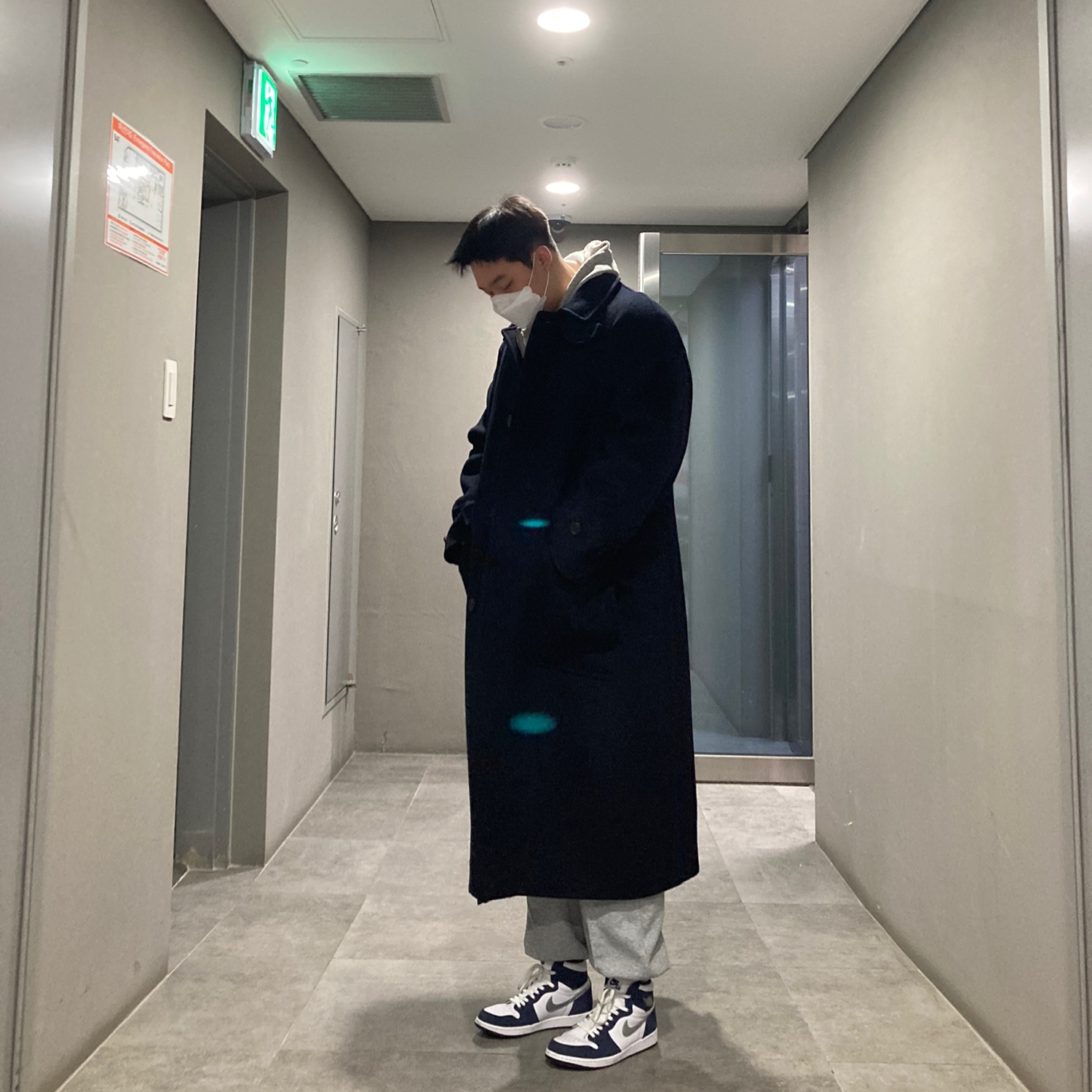 Jordan 1 Retro High OG CO.JP Midnight Navy 착용 스타일