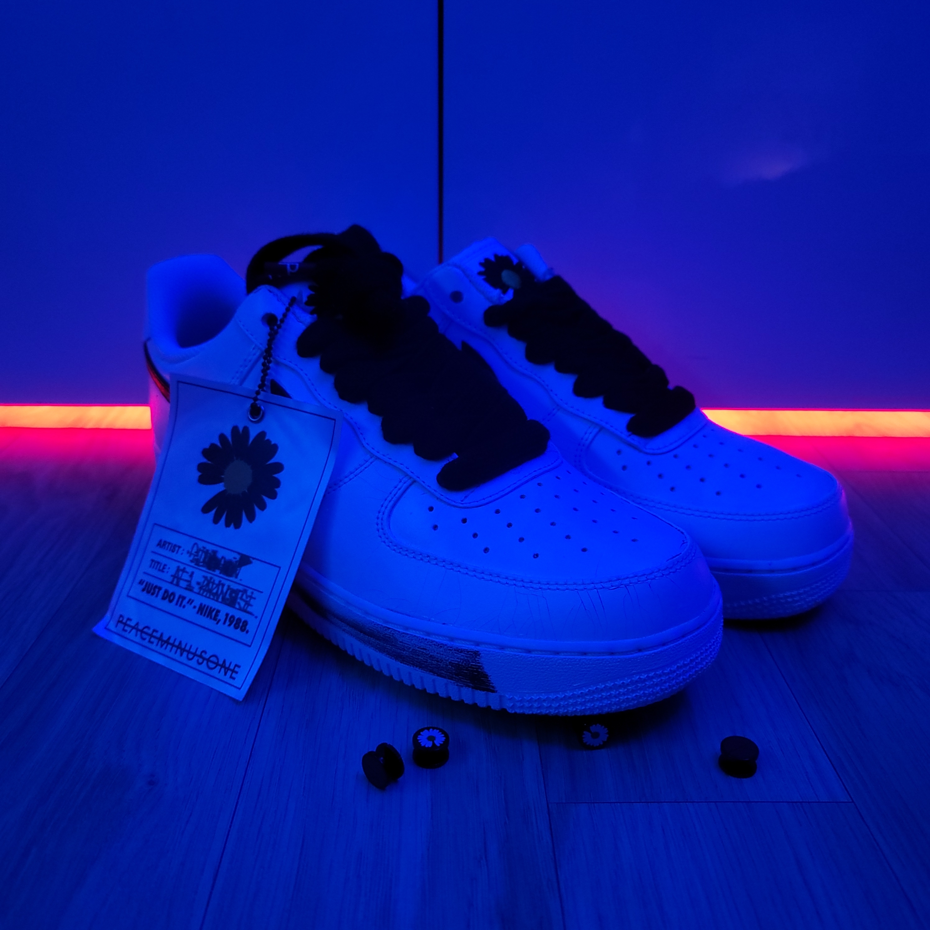 Nike x Peaceminusone Air Force 1 Low Para-Noise 2.0 착용 스타일 - 3