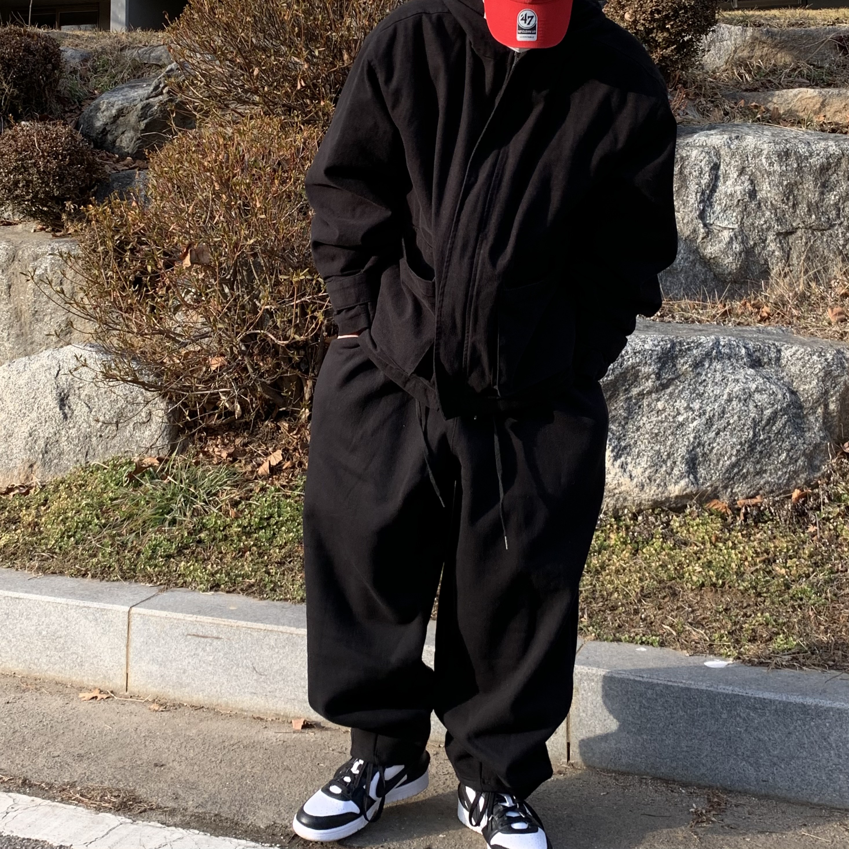 Nike x Ambush Dunk High Black 착용 스타일