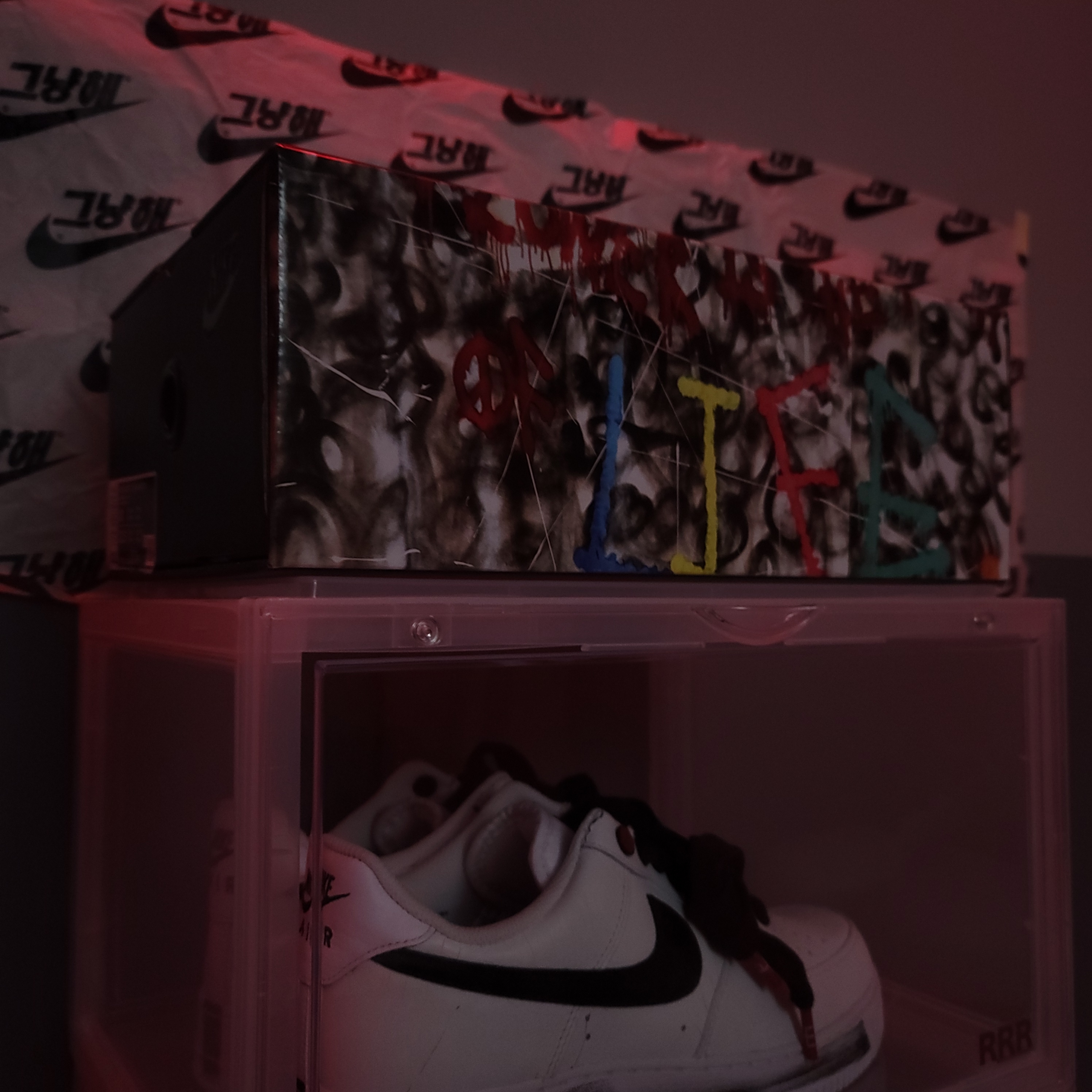 Nike x Peaceminusone Air Force 1 Low Para-Noise 2.0 착용 스타일 - 2
