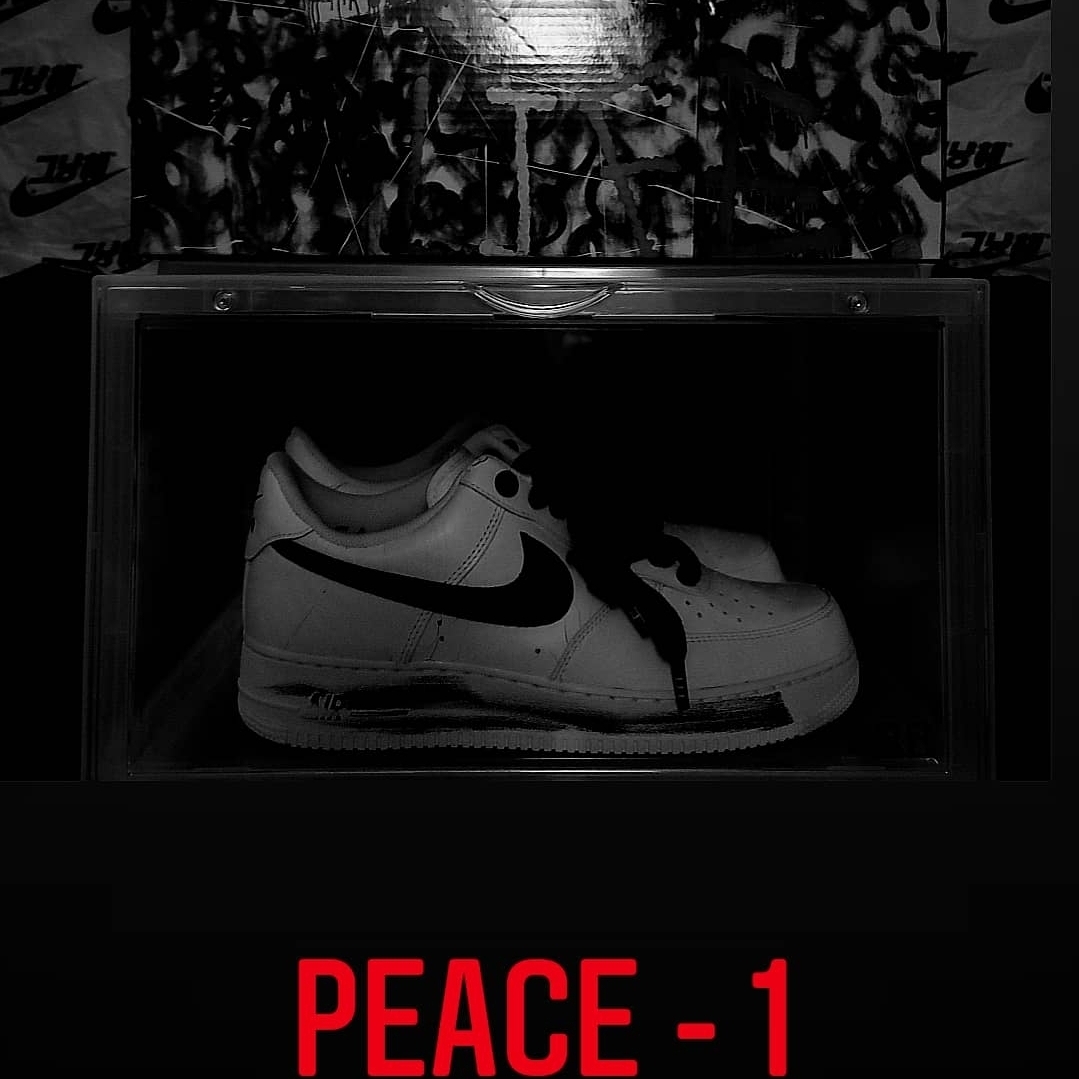 Nike x Peaceminusone Air Force 1 Low Para-Noise 2.0 착용 스타일 - 1
