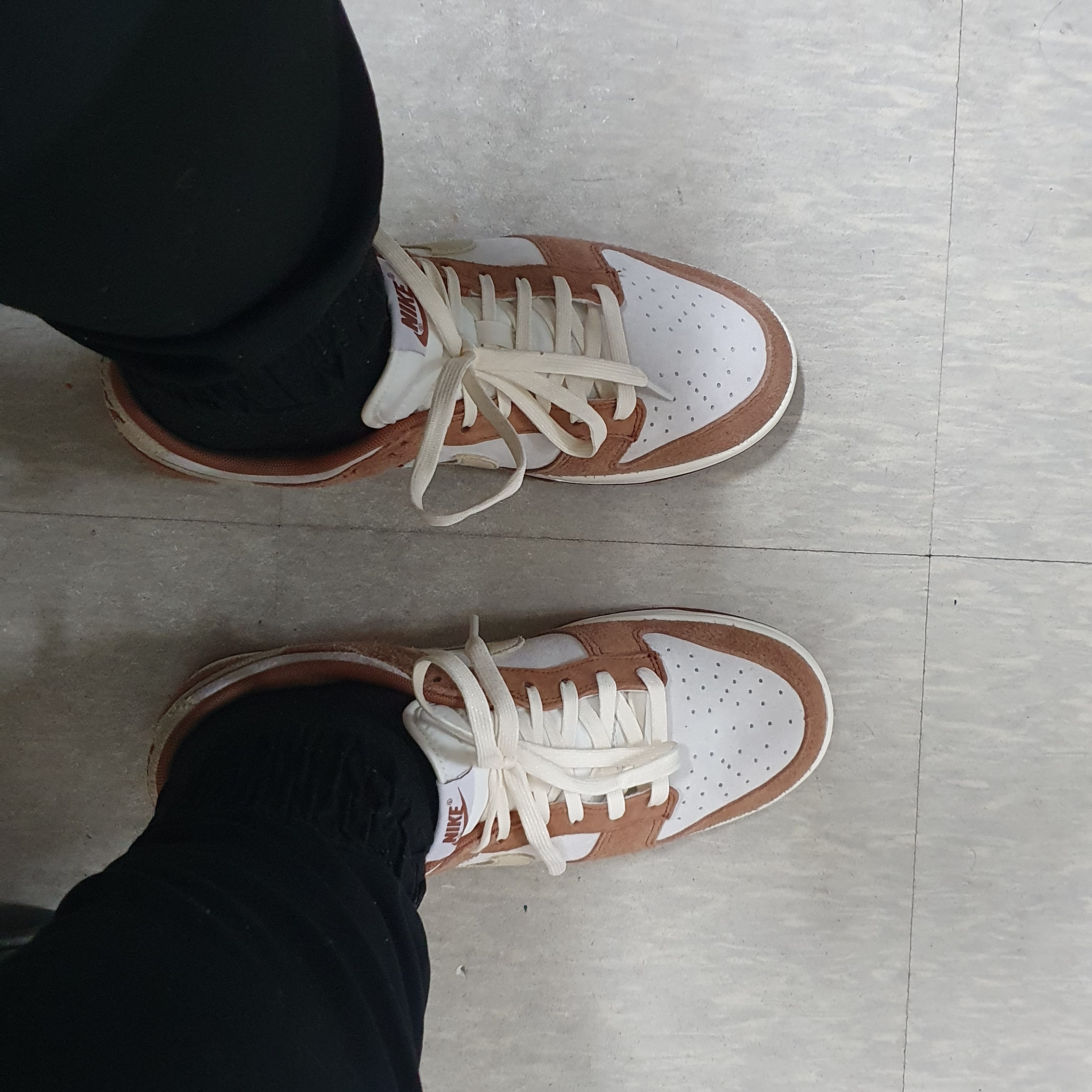 Nike Dunk Low Pro Premium Medium Curry 착용 스타일 - 5