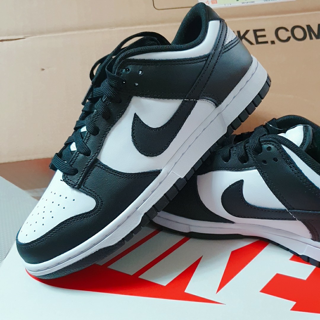 Nike Dunk Low Retro Black 착용 스타일 - 1