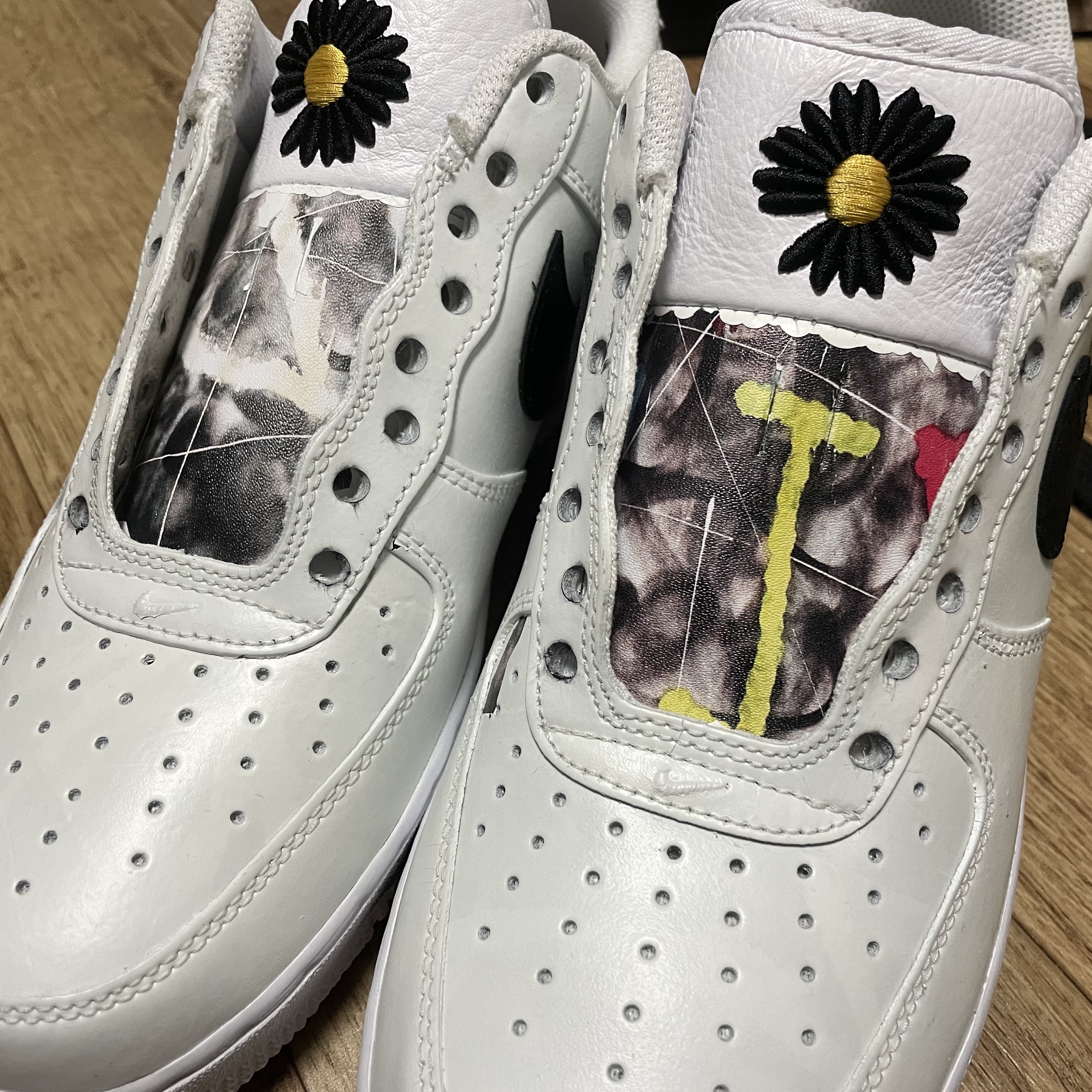 Nike x Peaceminusone Air Force 1 Low Para-Noise 2.0 착용 스타일 - 3