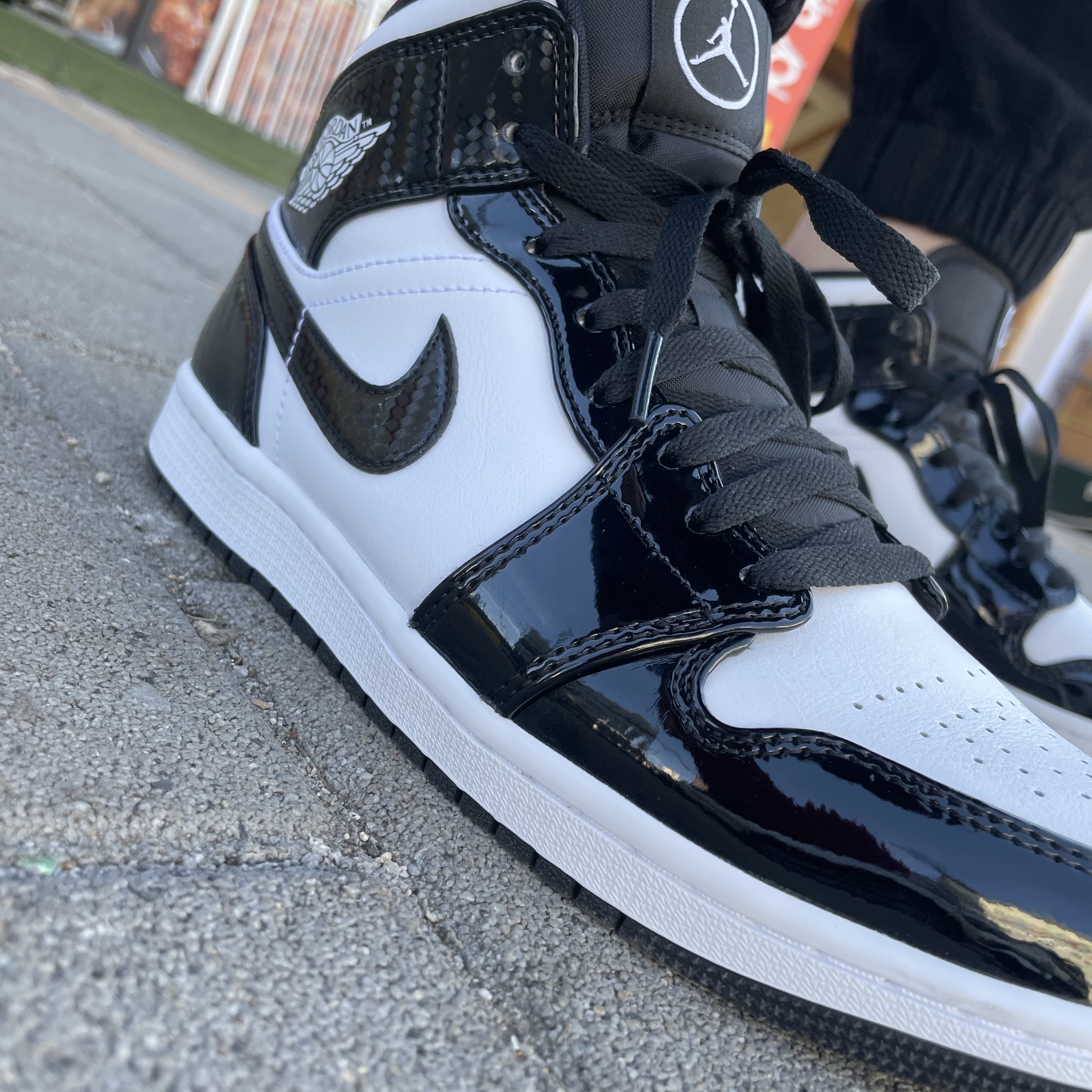 Jordan 1 Mid SE ASW Black 착용 스타일