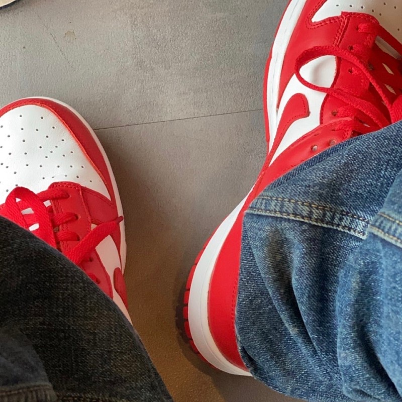 Nike Dunk Low SP University Red 2020 착용 스타일