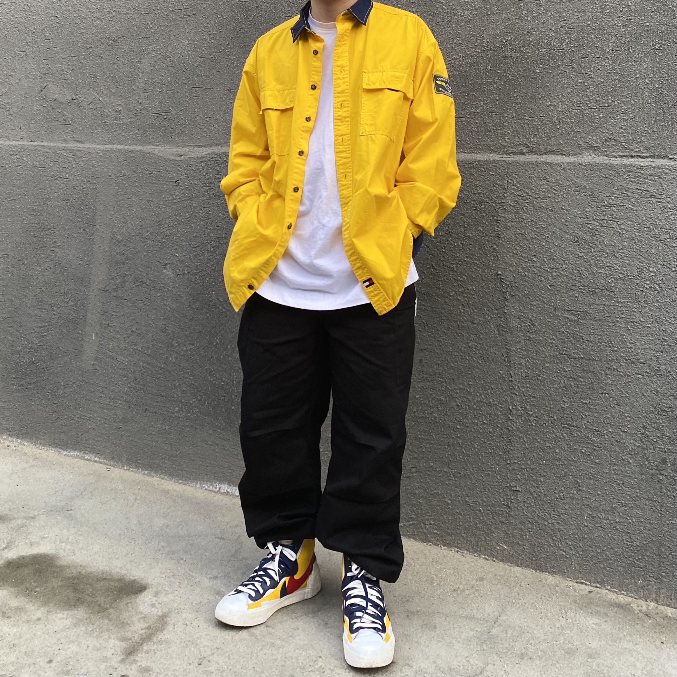 Nike x Sacai Blazer Mid Snow Beach 착용 스타일