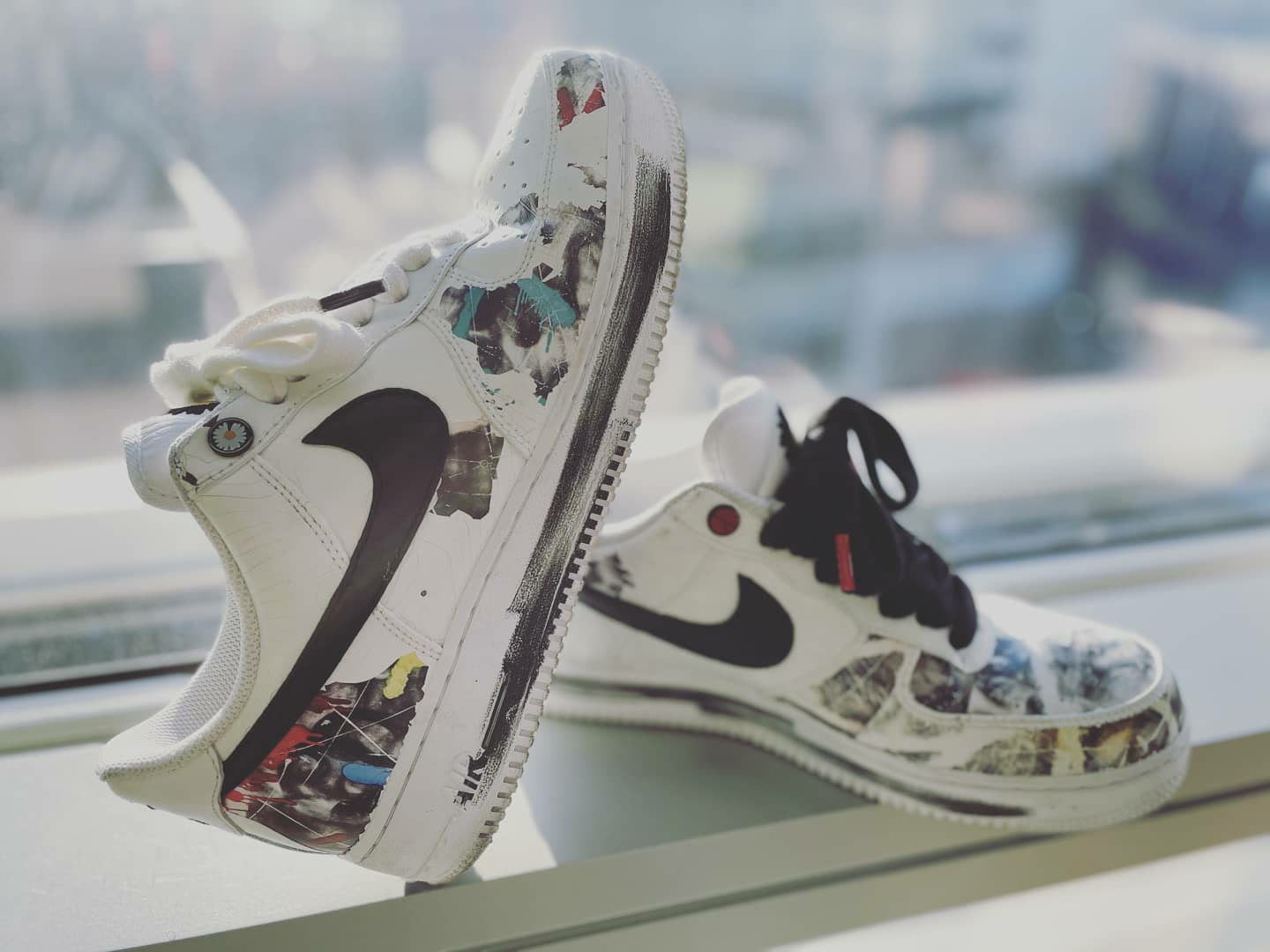 Nike x Peaceminusone Air Force 1 Low Para-Noise 2.0 착용 스타일 - 1