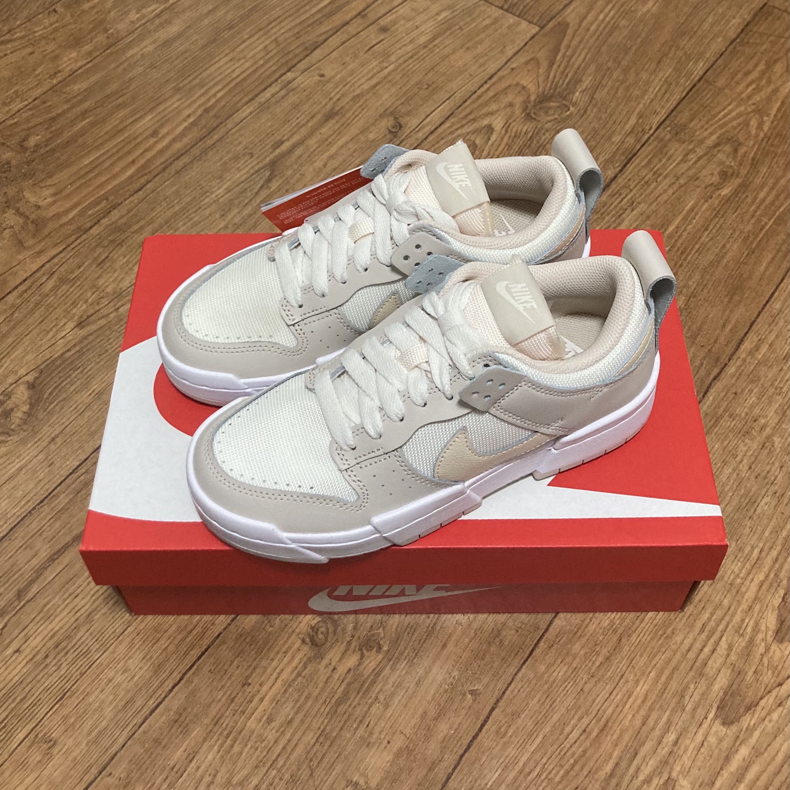 (W) Nike Dunk Low Disrupt Desert Sand 착용 스타일